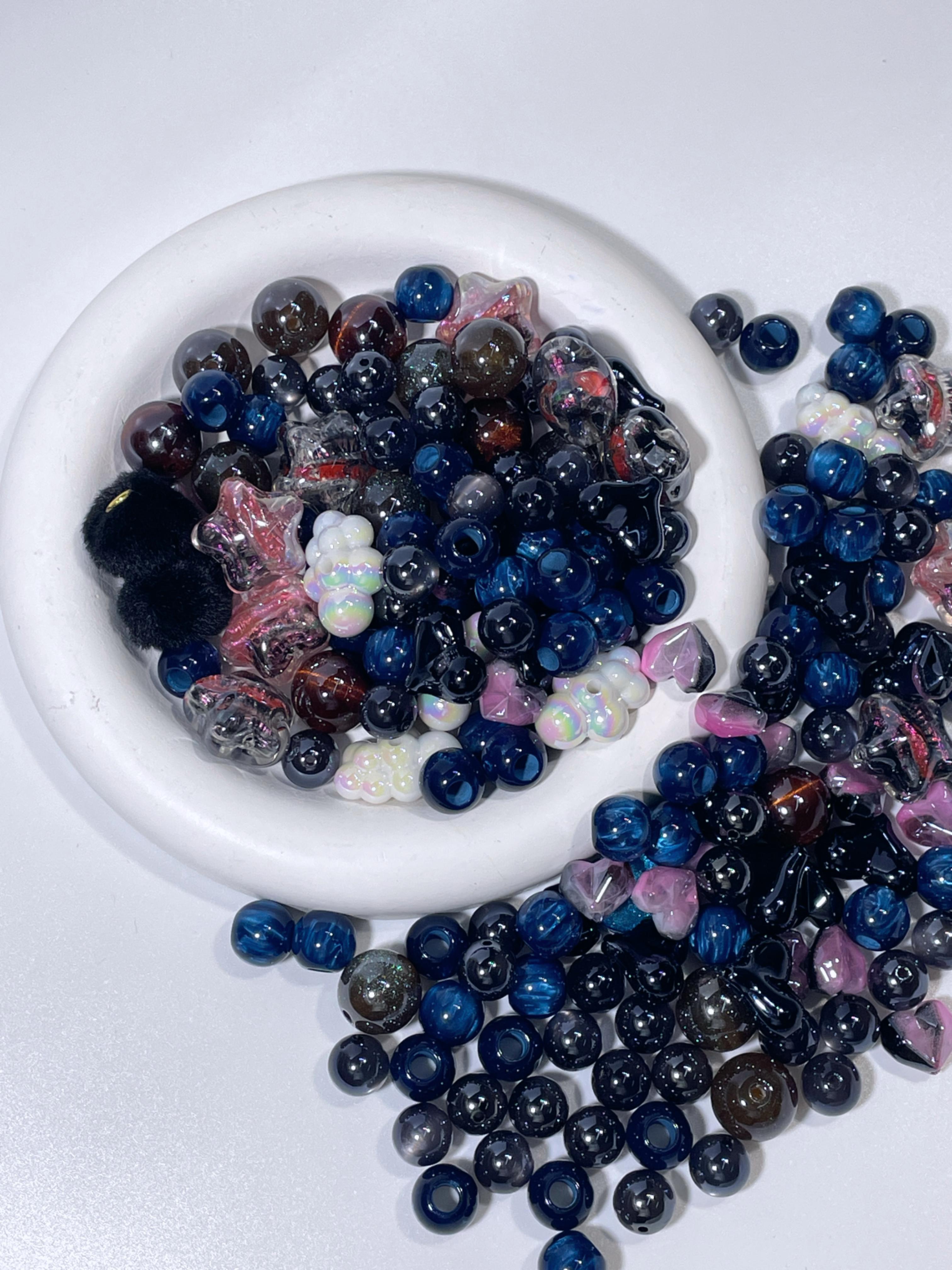 DIY Beads with Metal Coating for Craft Projects Adds Creativity and Versatile Use Ideal for Personalized Touch in Crafts