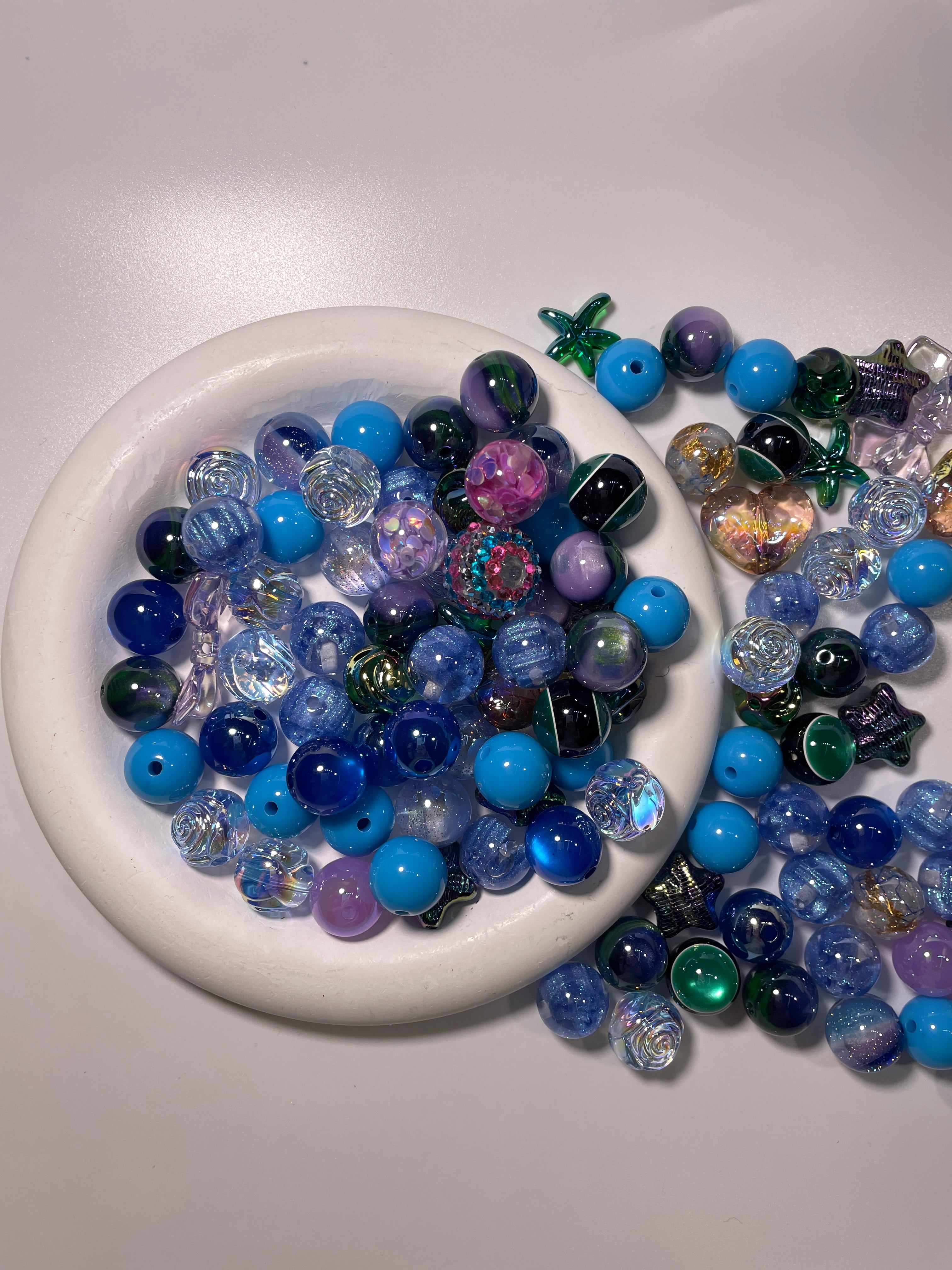 DIY Beads with Metal Coating for Craft Projects Adds Creativity and Versatile Use Ideal for Personalized Touch in Crafts