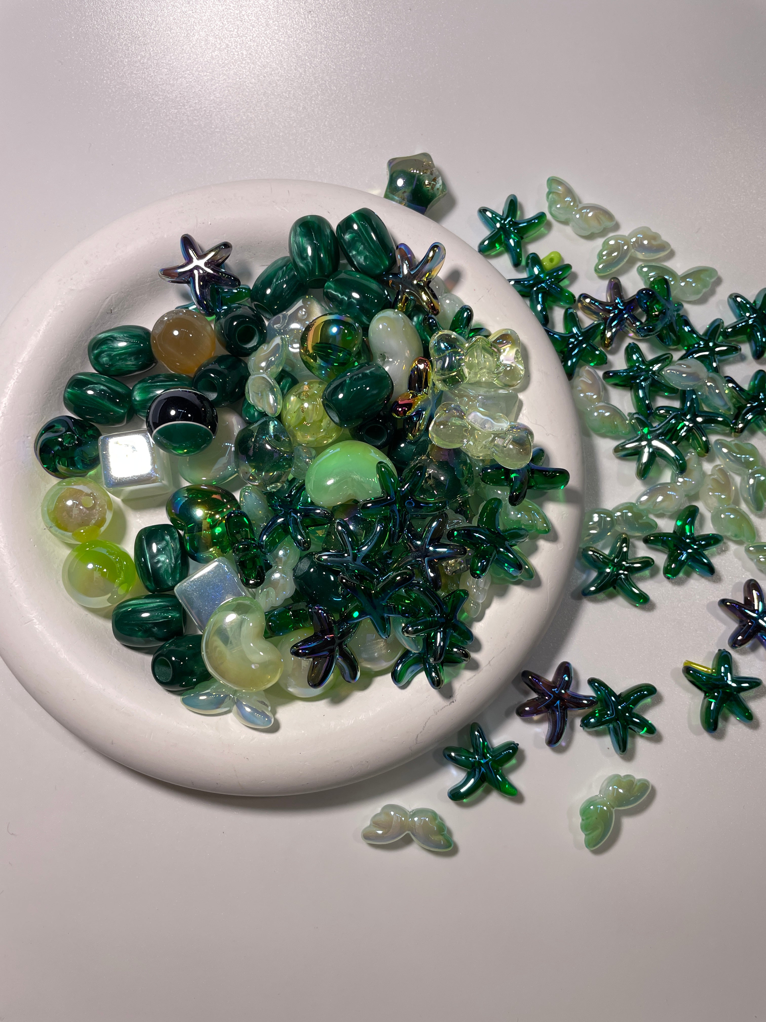 DIY Beads with Metal Coating for Craft Projects Adds Creativity and Versatile Use Ideal for Personalized Touch in Crafts