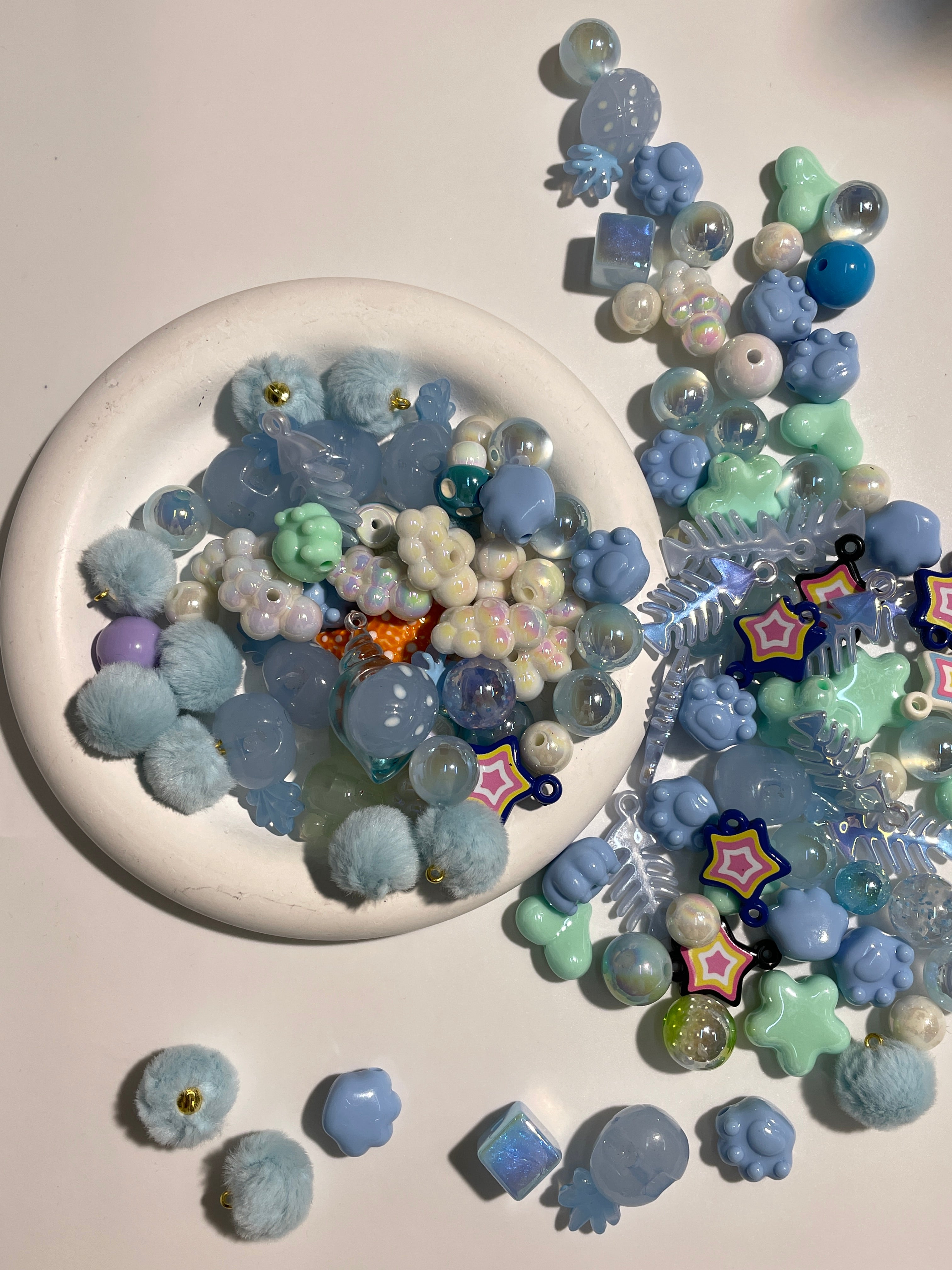 DIY Beads with Metal Coating for Craft Projects Adds Creativity and Versatile Use Ideal for Personalized Touch in Crafts