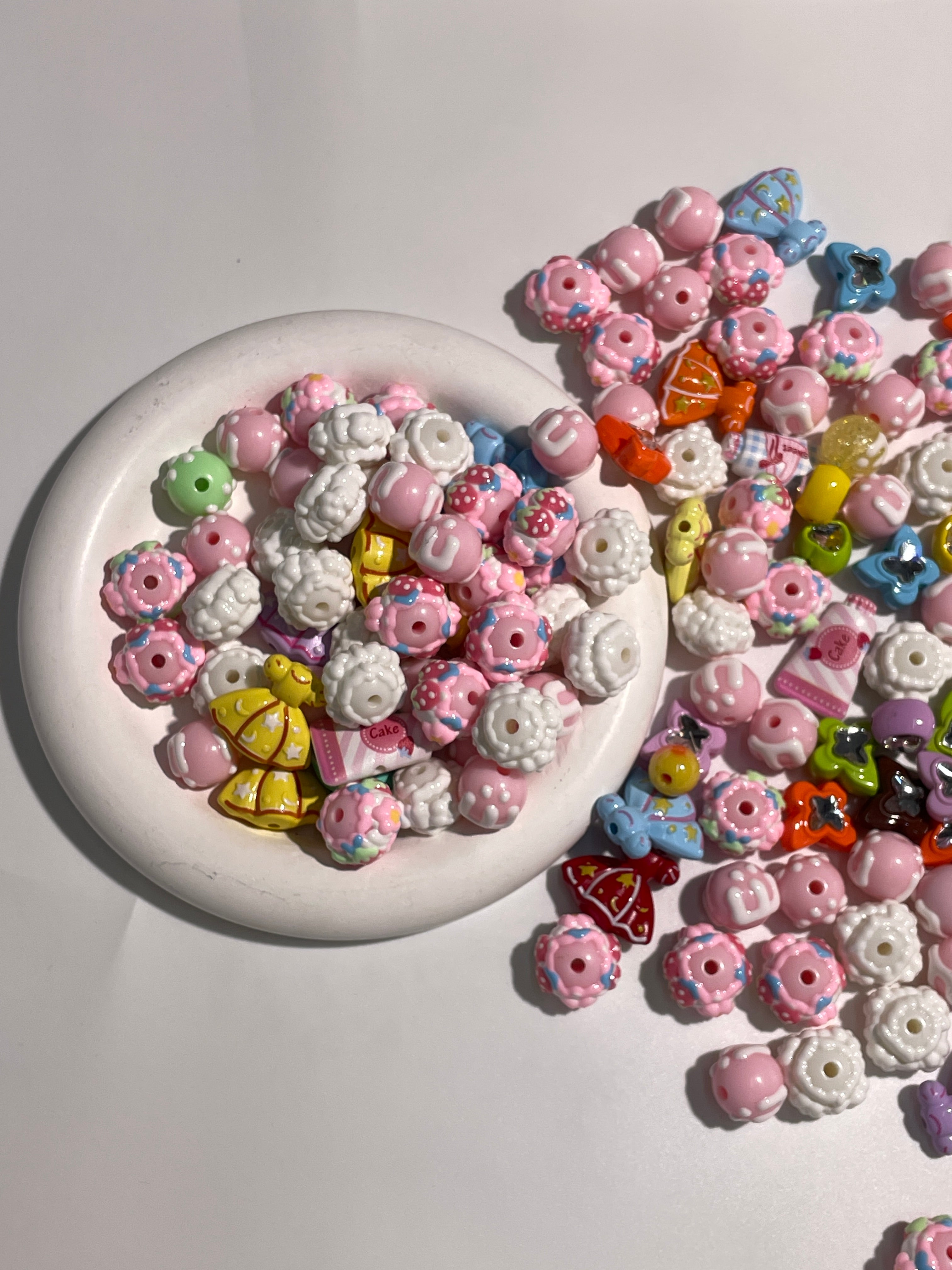 DIY Beads with Metal Coating for Craft Projects Adds Creativity and Versatile Use Ideal for Personalized Touch in Crafts