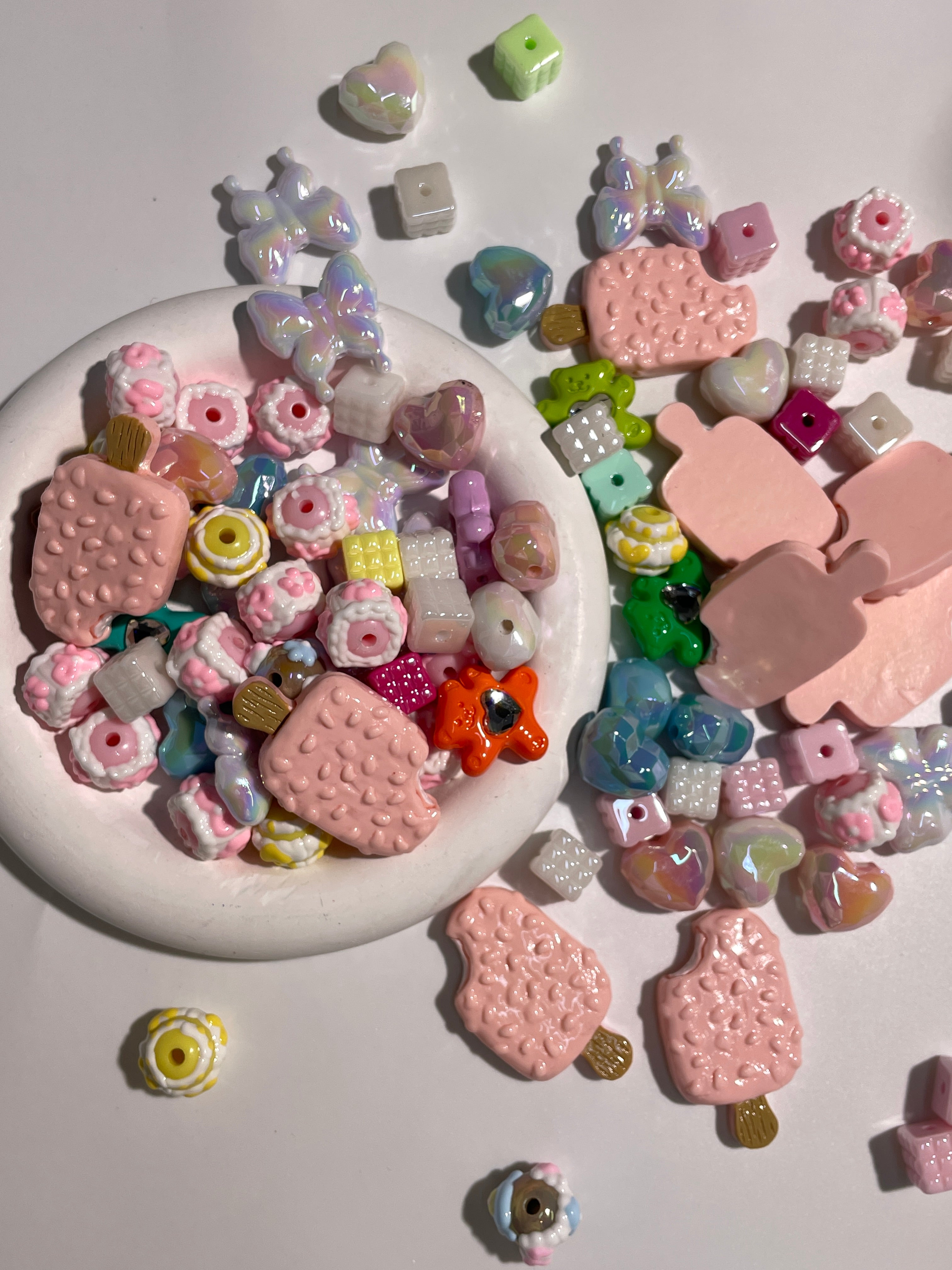 DIY Beads with Metal Coating for Craft Projects Adds Creativity and Versatile Use Ideal for Personalized Touch in Crafts