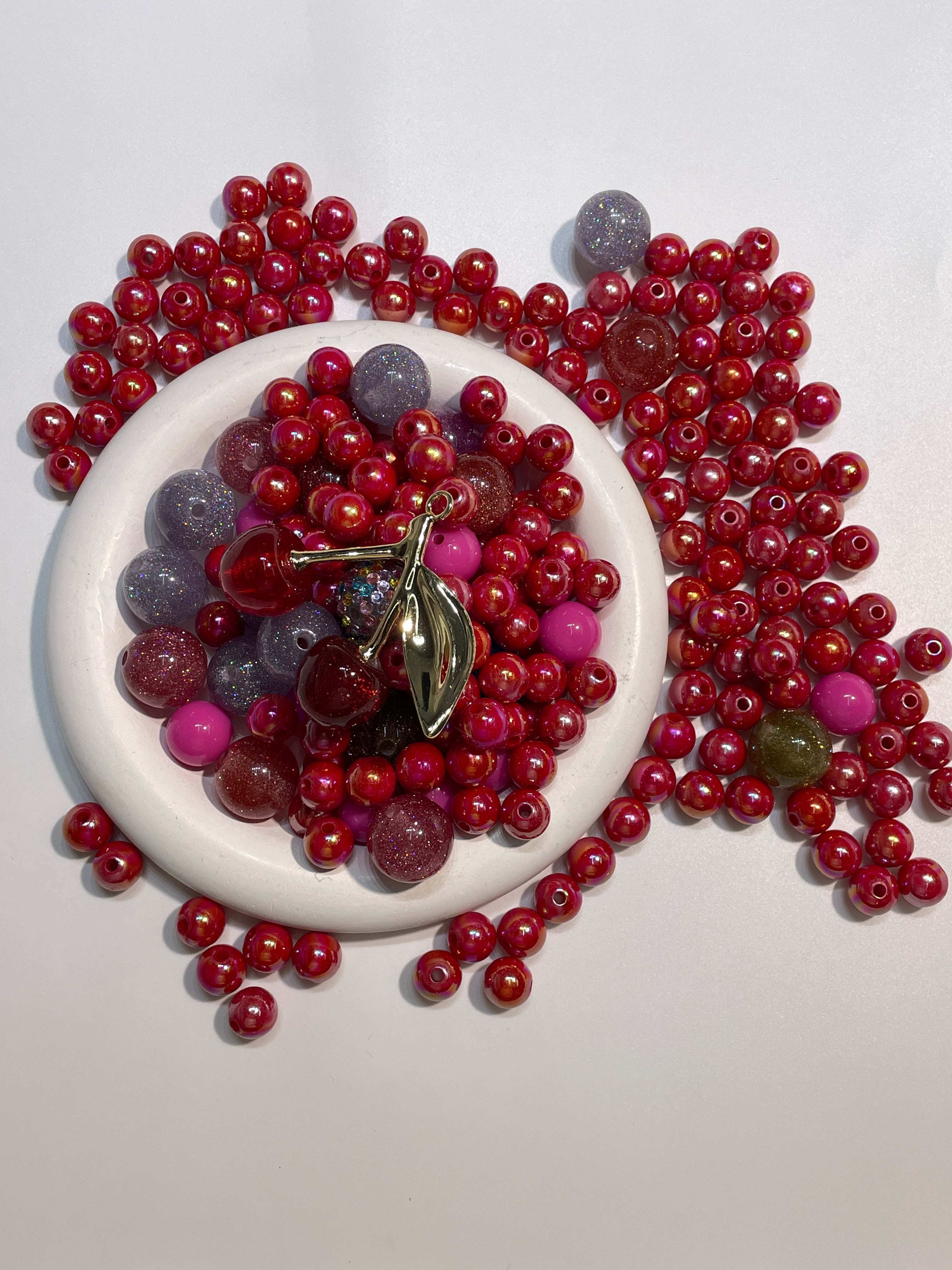 DIY Beads with Metal Coating for Craft Projects Adds Creativity and Versatile Use Ideal for Personalized Touch in Crafts