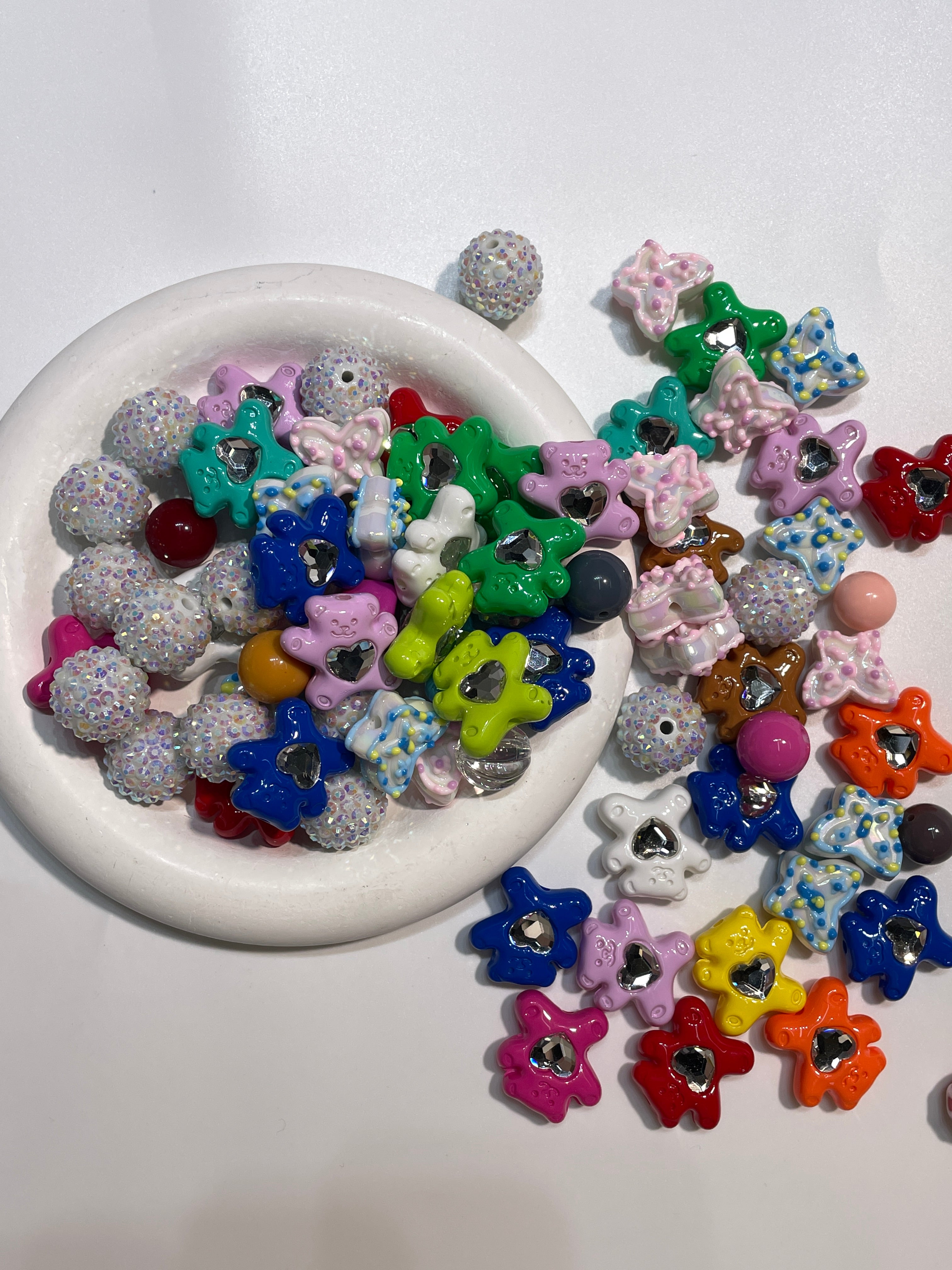 DIY Beads with Metal Coating for Craft Projects Adds Creativity and Versatile Use Ideal for Personalized Touch in Crafts