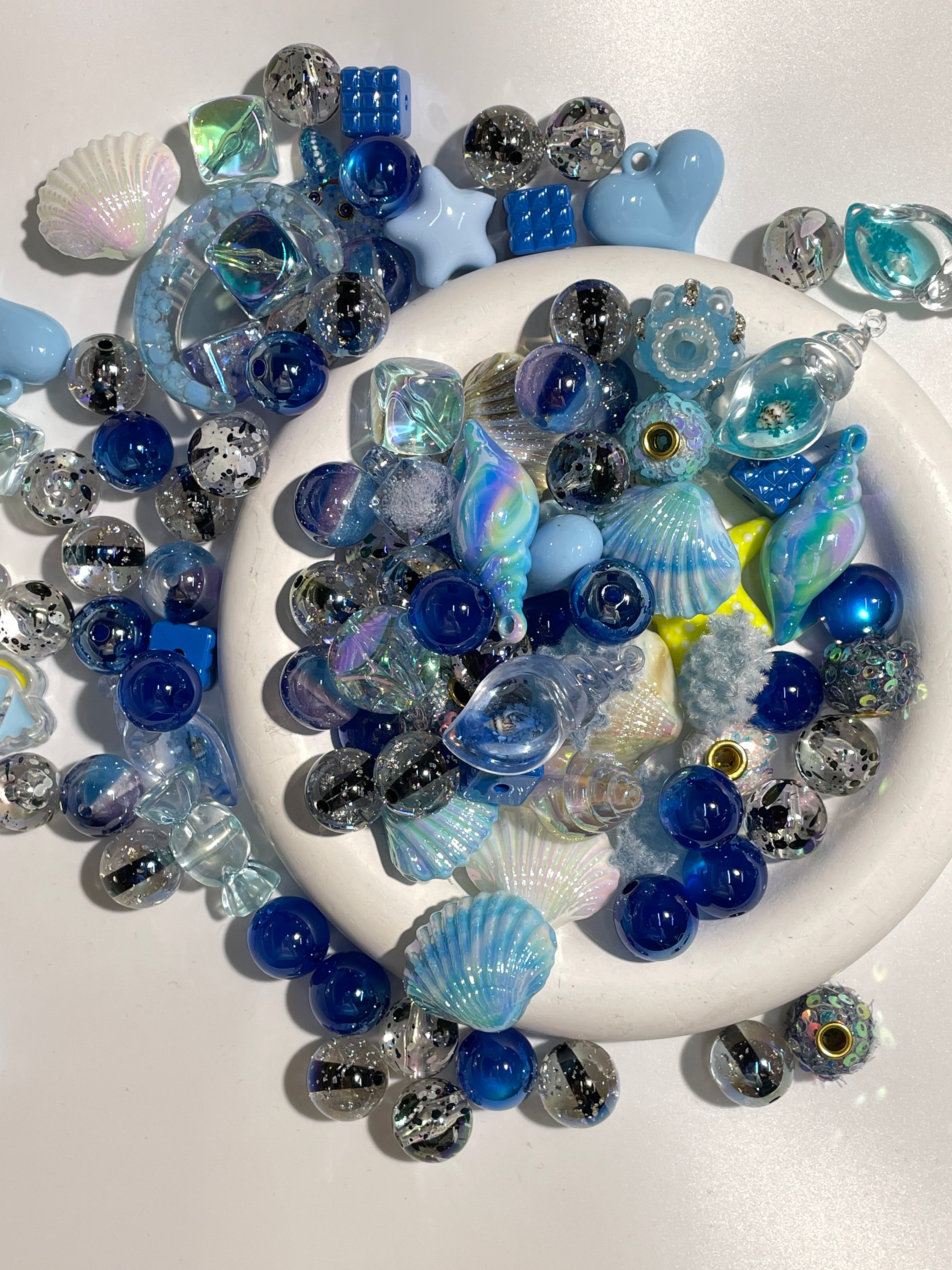 DIY Beads with Metal Coating for Craft Projects Adds Creativity and Versatile Use Ideal for Personalized Touch in Crafts
