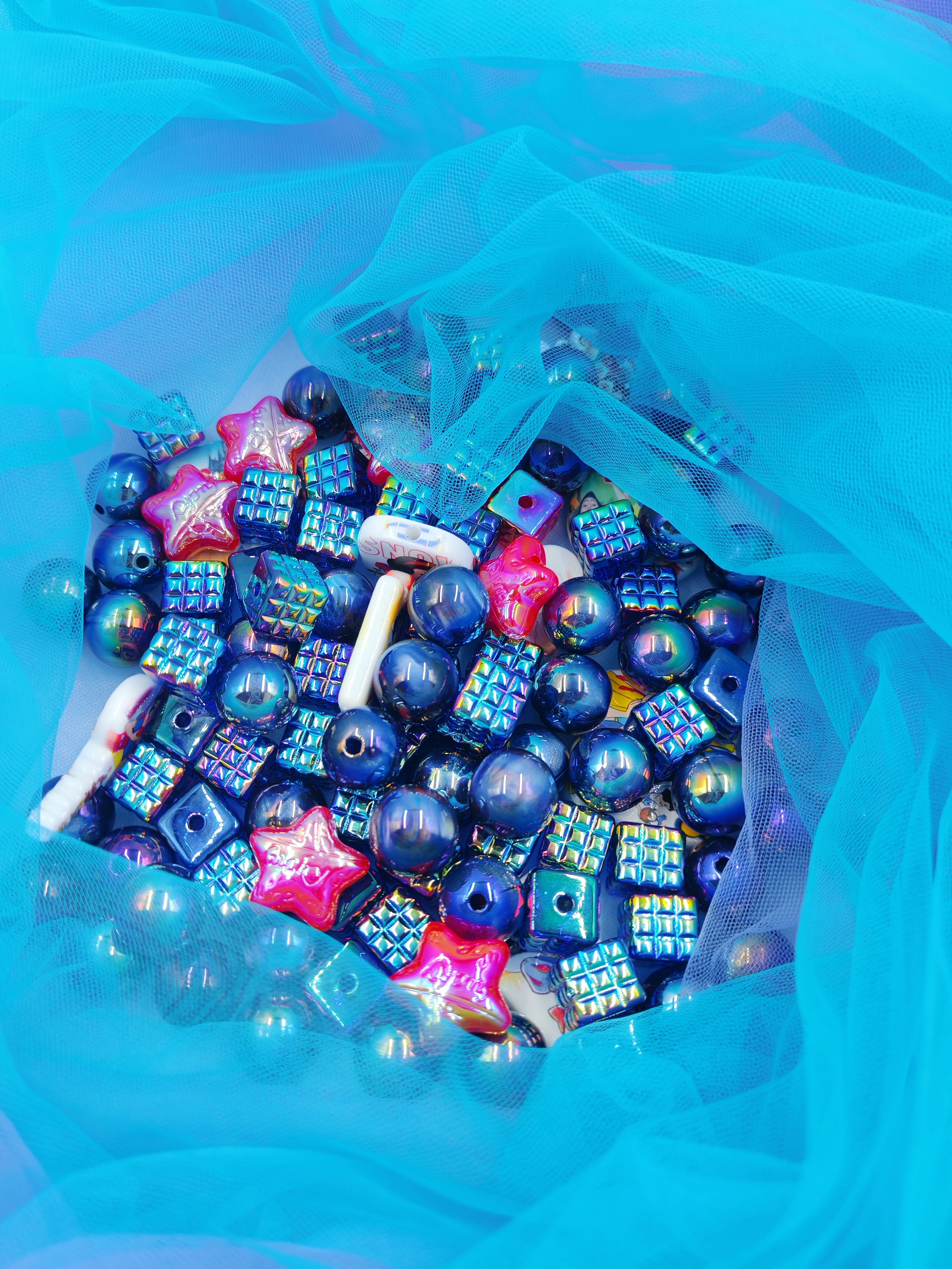 DIY Beads with Metal Coating for Craft Projects Adds Creativity and Versatile Use Ideal for Personalized Touch in Crafts