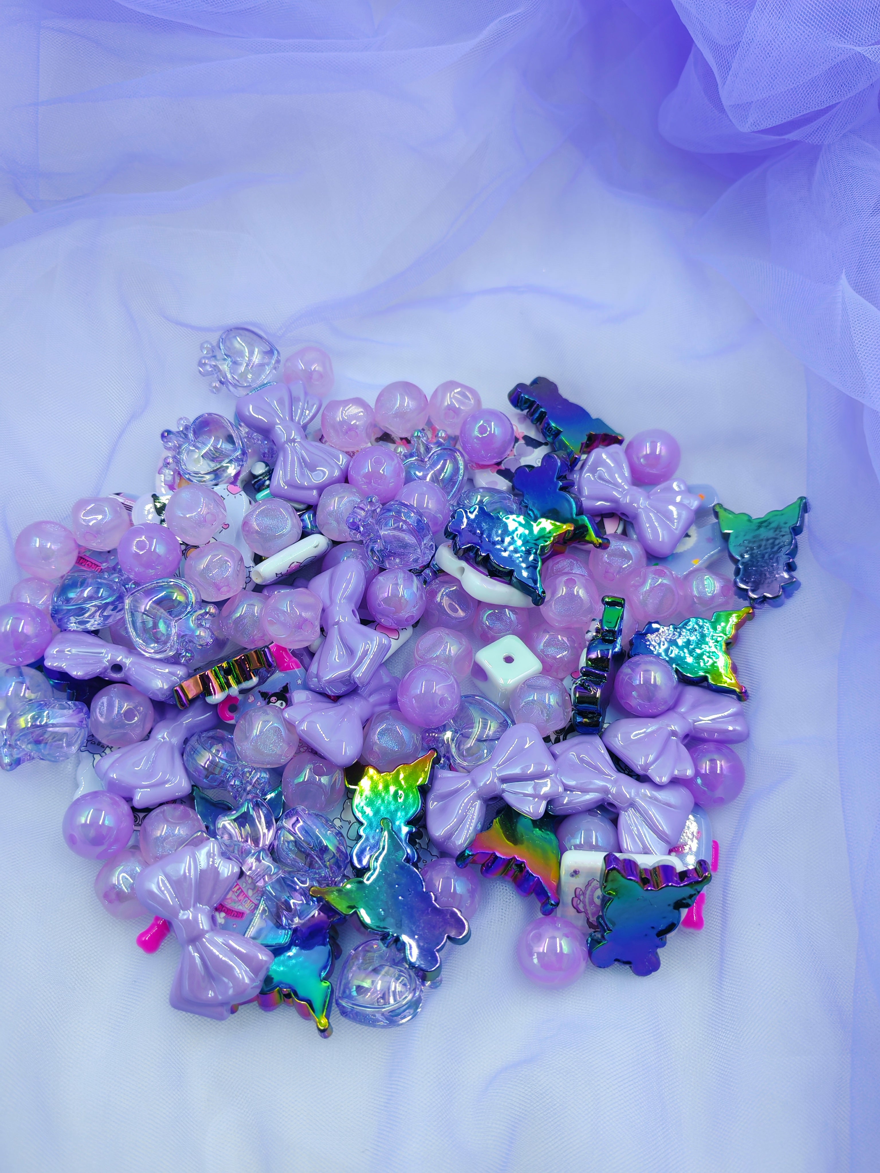 DIY Beads with Metal Coating for Craft Projects Adds Creativity and Versatile Use Ideal for Personalized Touch in Crafts