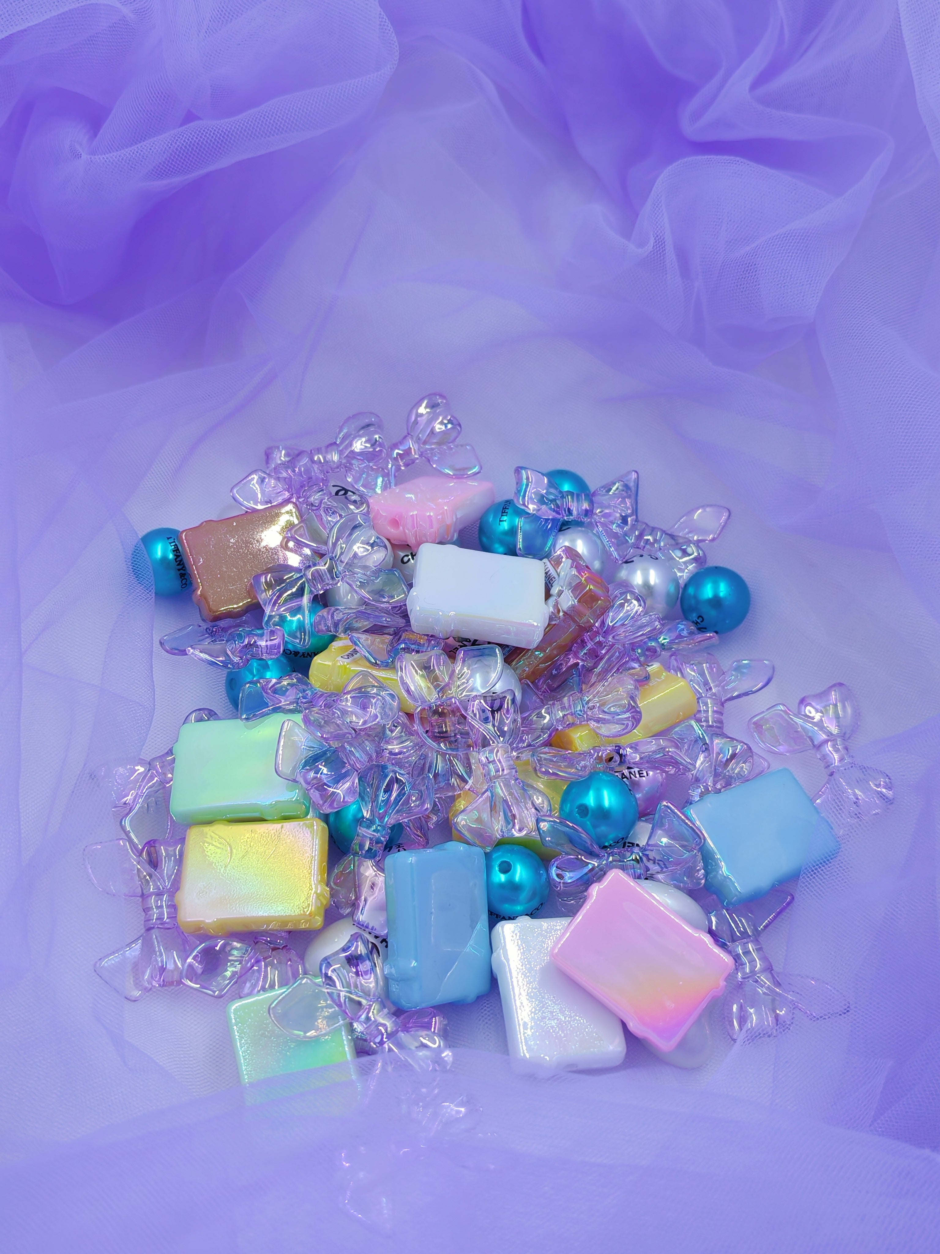 DIY Beads with Metal Coating for Craft Projects Adds Creativity and Versatile Use Ideal for Personalized Touch in Crafts