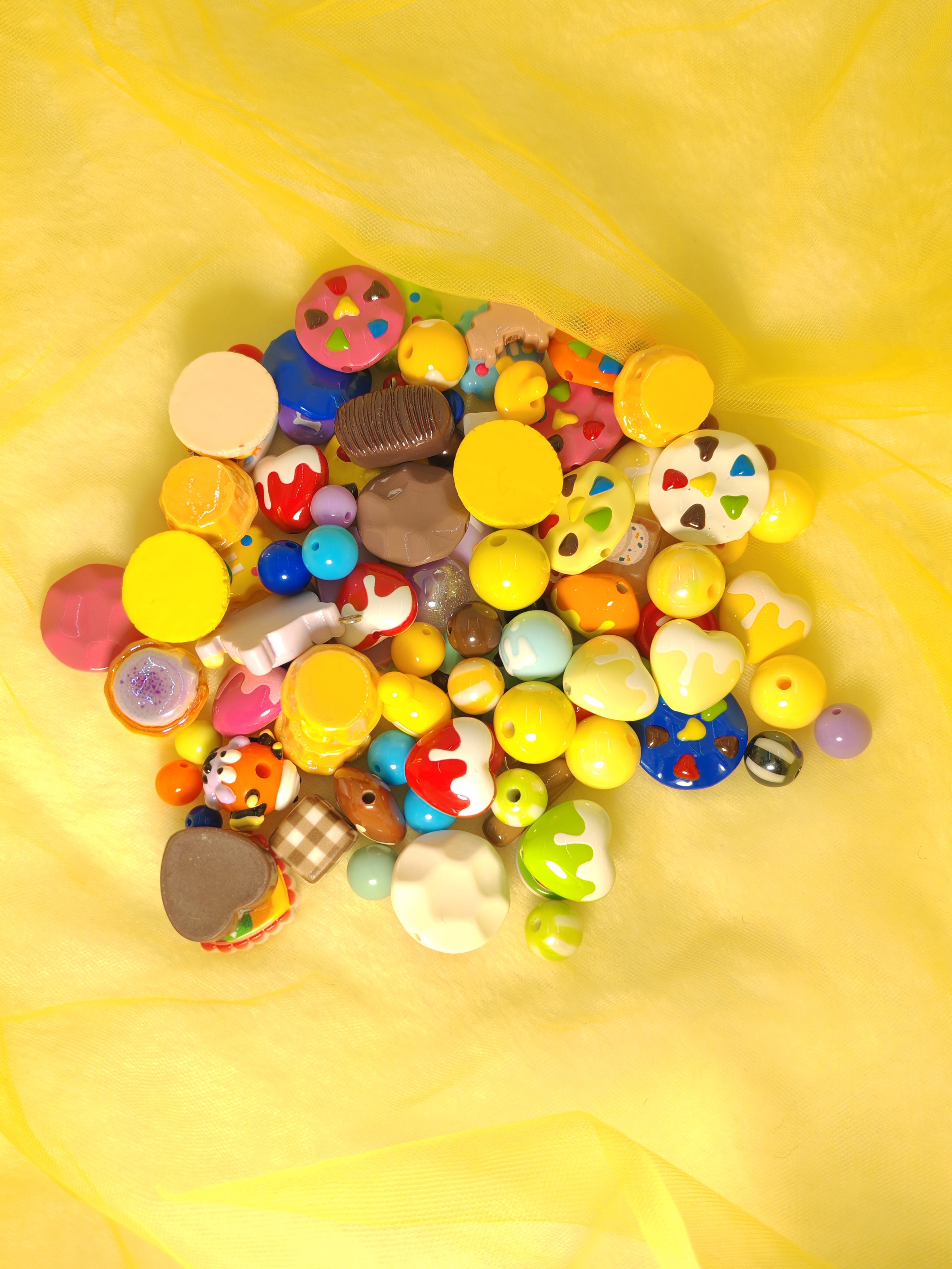 DIY Beads with Metal Coating for Craft Projects Adds Creativity and Versatile Use Ideal for Personalized Touch in Crafts