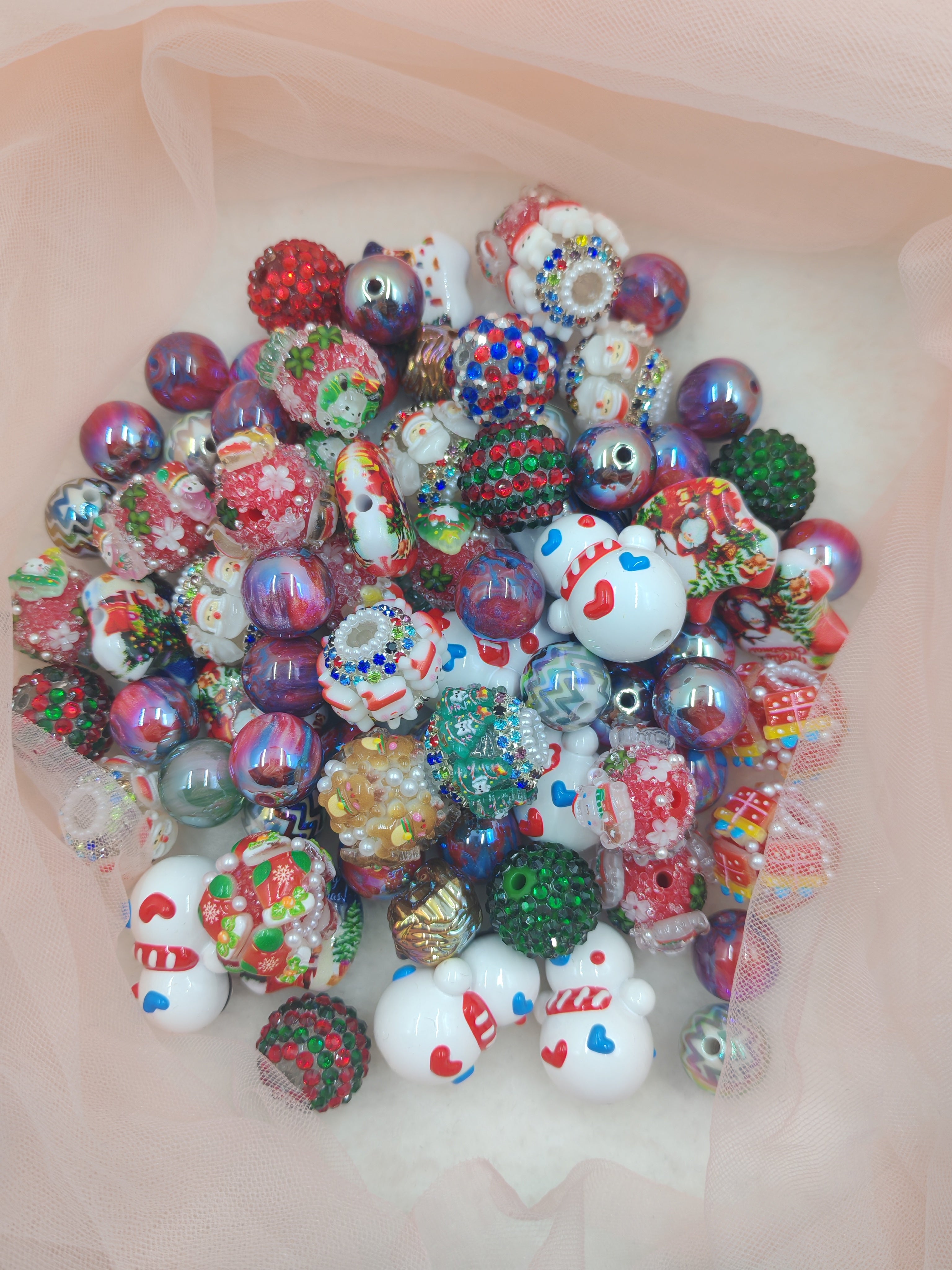 DIY Beads with Metal Coating for Craft Projects Adds Creativity and Versatile Use Ideal for Personalized Touch in Crafts