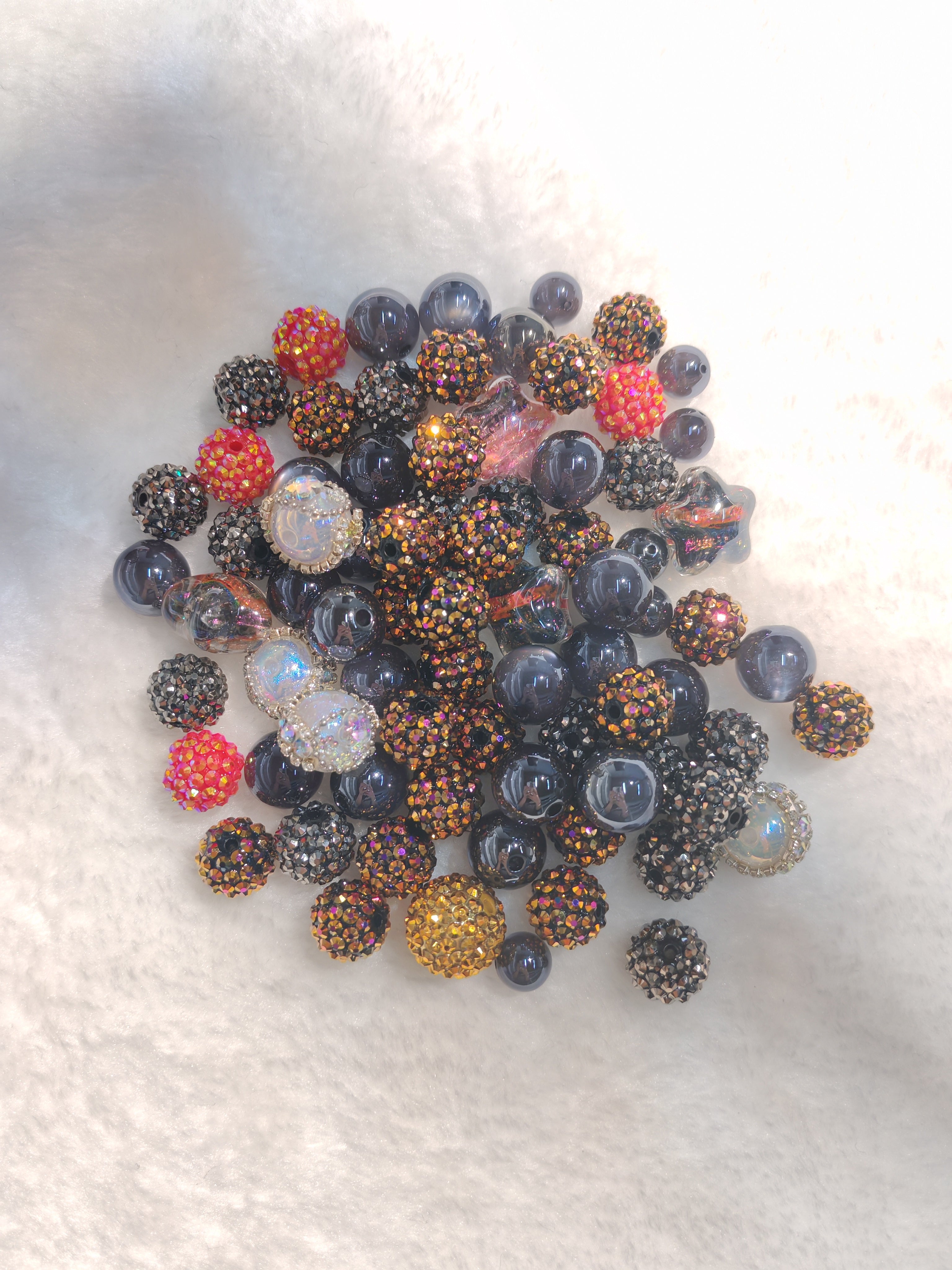 DIY Beads with Metal Coating for Craft Projects Adds Creativity and Versatile Use Ideal for Personalized Touch in Crafts