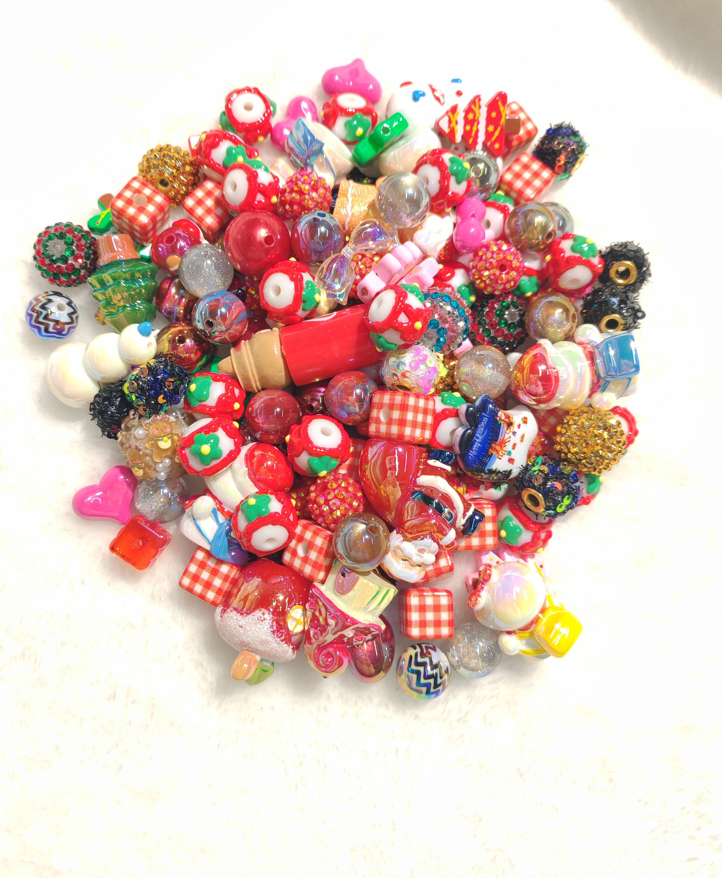 DIY Beads with Metal Coating for Craft Projects Adds Creativity and Versatile Use Ideal for Personalized Touch in Crafts