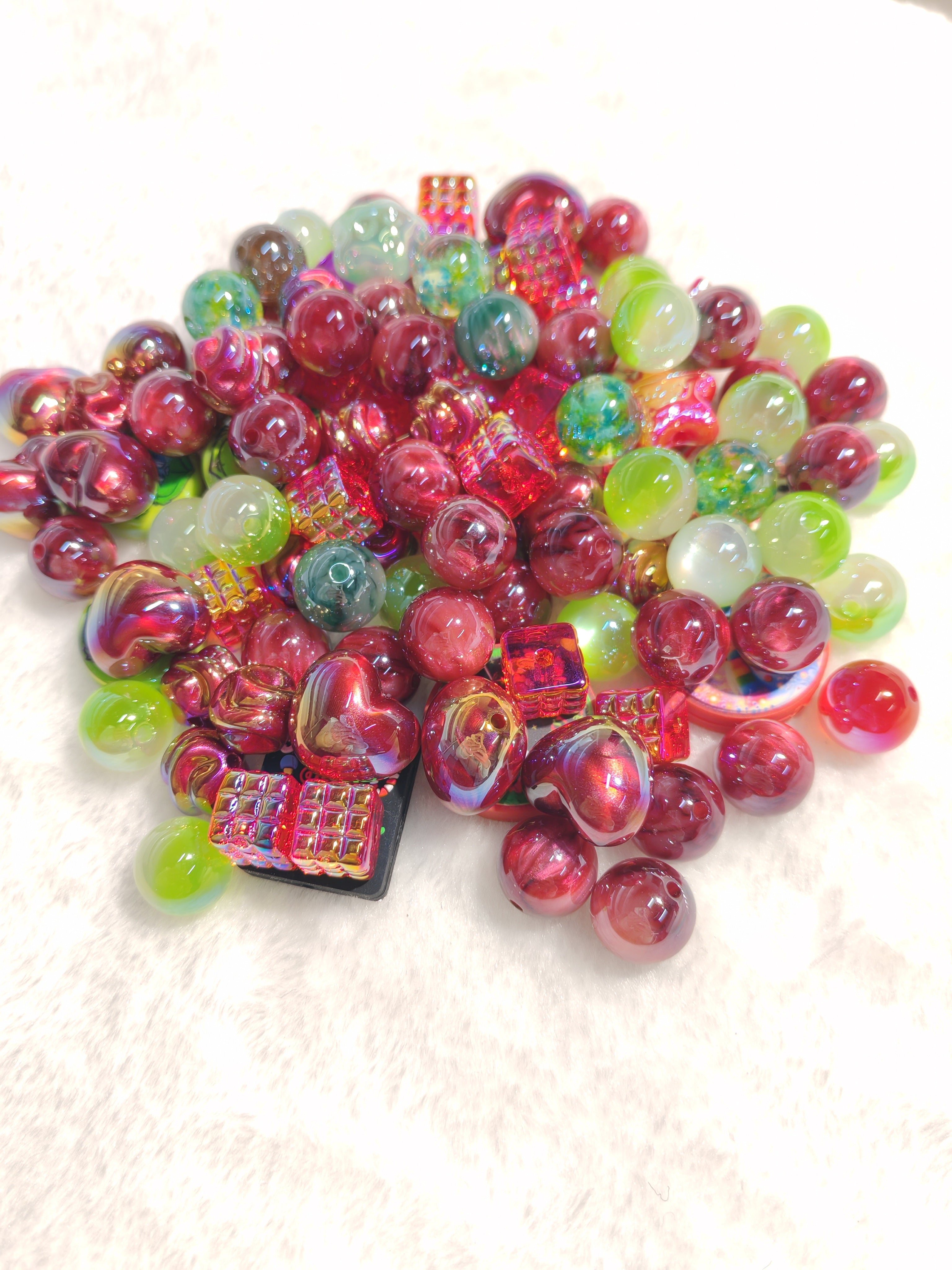 DIY Beads with Metal Coating for Craft Projects Adds Creativity and Versatile Use Ideal for Personalized Touch in Crafts