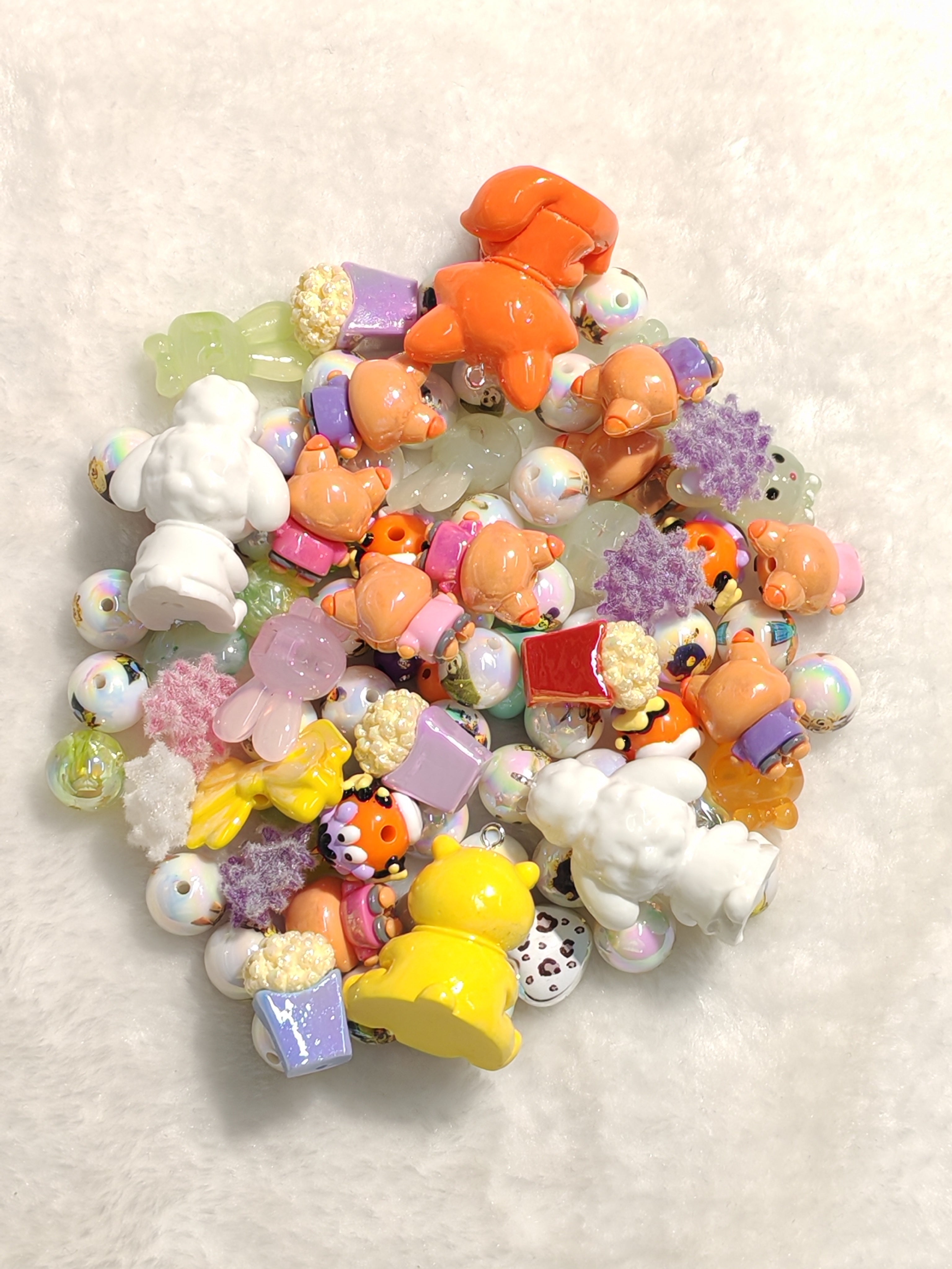 DIY Beads with Metal Coating for Craft Projects Adds Creativity and Versatile Use Ideal for Personalized Touch in Crafts