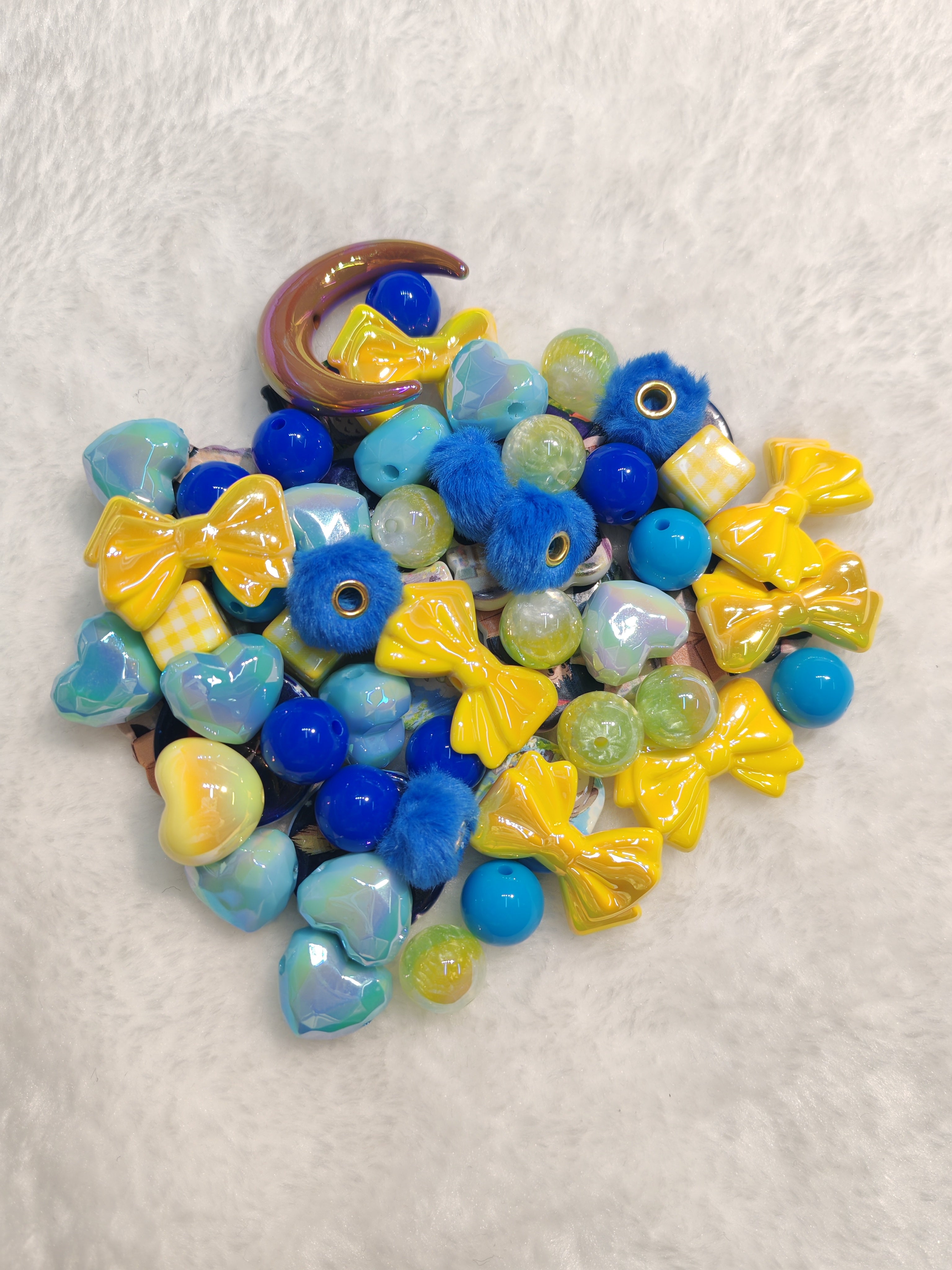 DIY Beads with Metal Coating for Craft Projects Adds Creativity and Versatile Use Ideal for Personalized Touch in Crafts