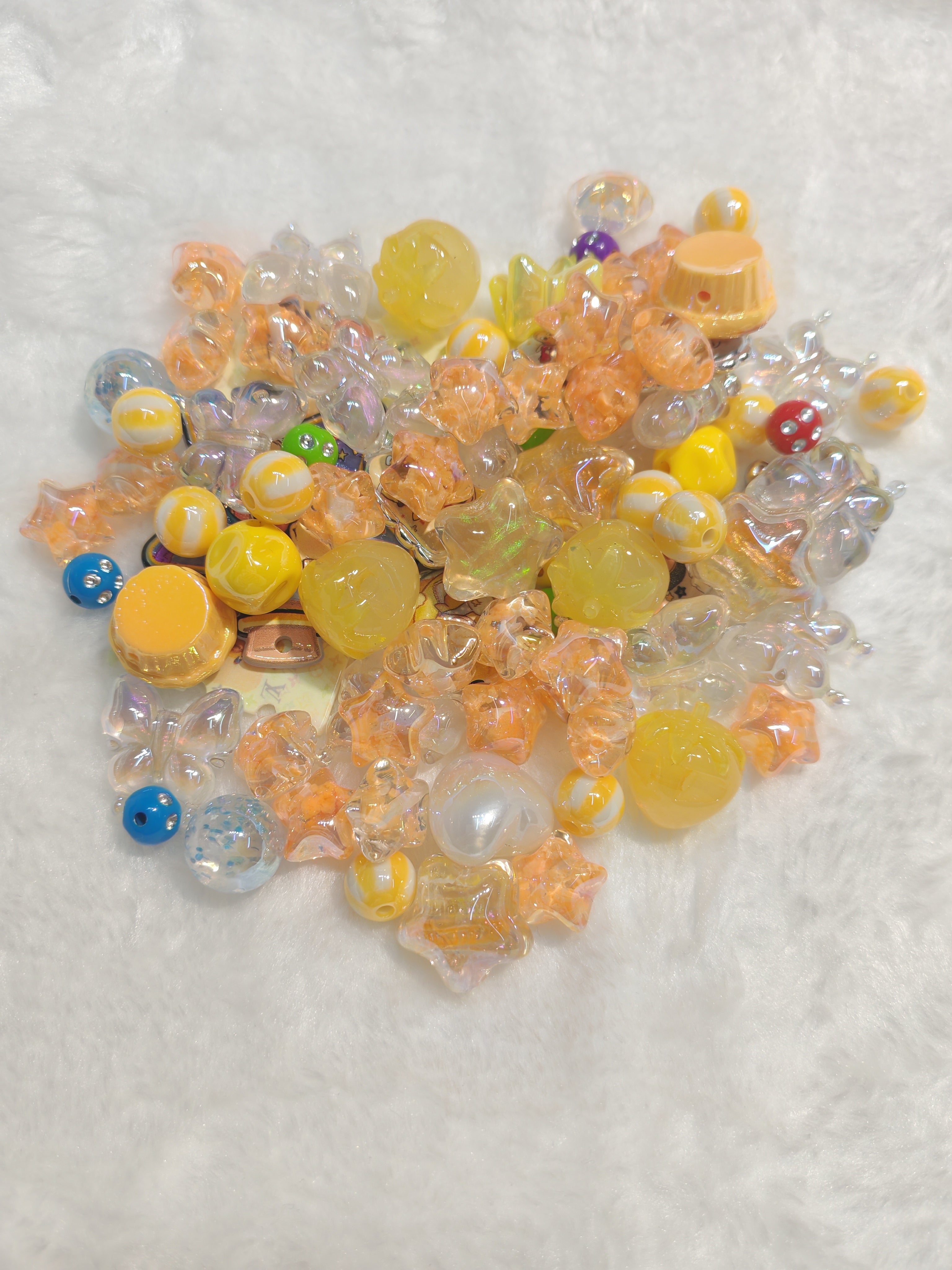 DIY Beads with Metal Coating for Craft Projects Adds Creativity and Versatile Use Ideal for Personalized Touch in Crafts