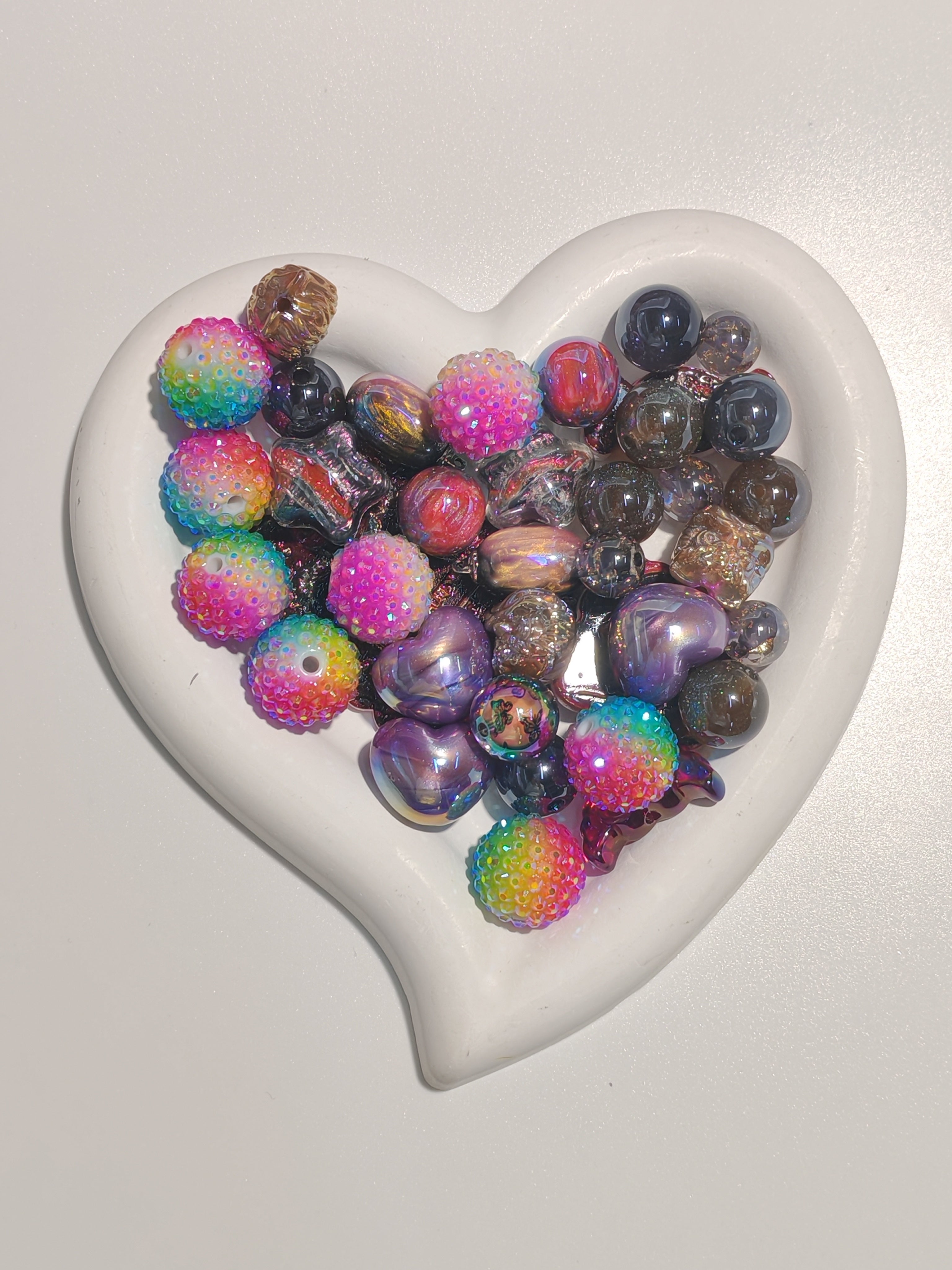 DIY Beads with Metal Coating for Craft Projects Adds Creativity and Versatile Use Ideal for Personalized Touch in Crafts