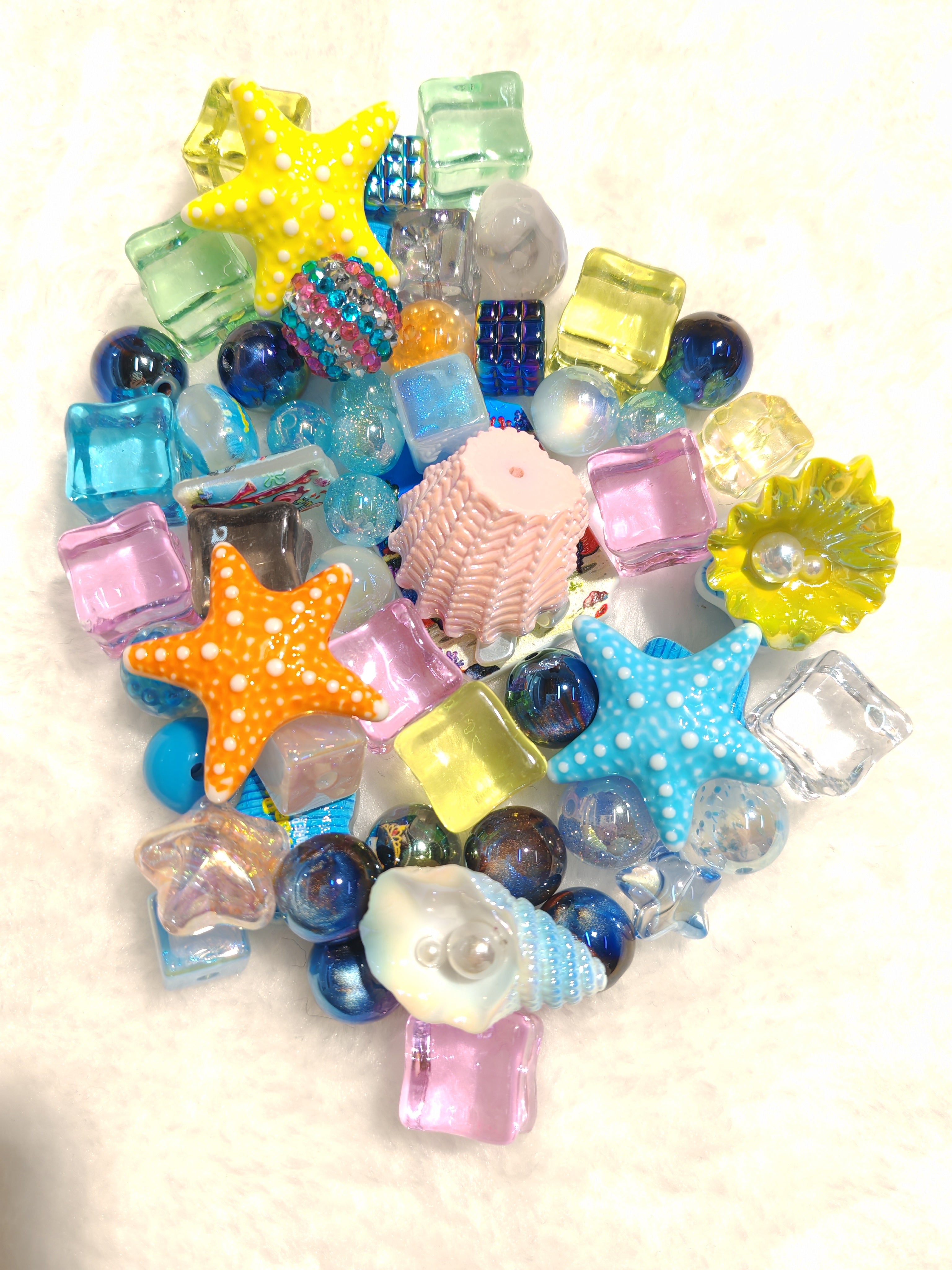DIY Beads with Metal Coating for Craft Projects Adds Creativity and Versatile Use Ideal for Personalized Touch in Crafts