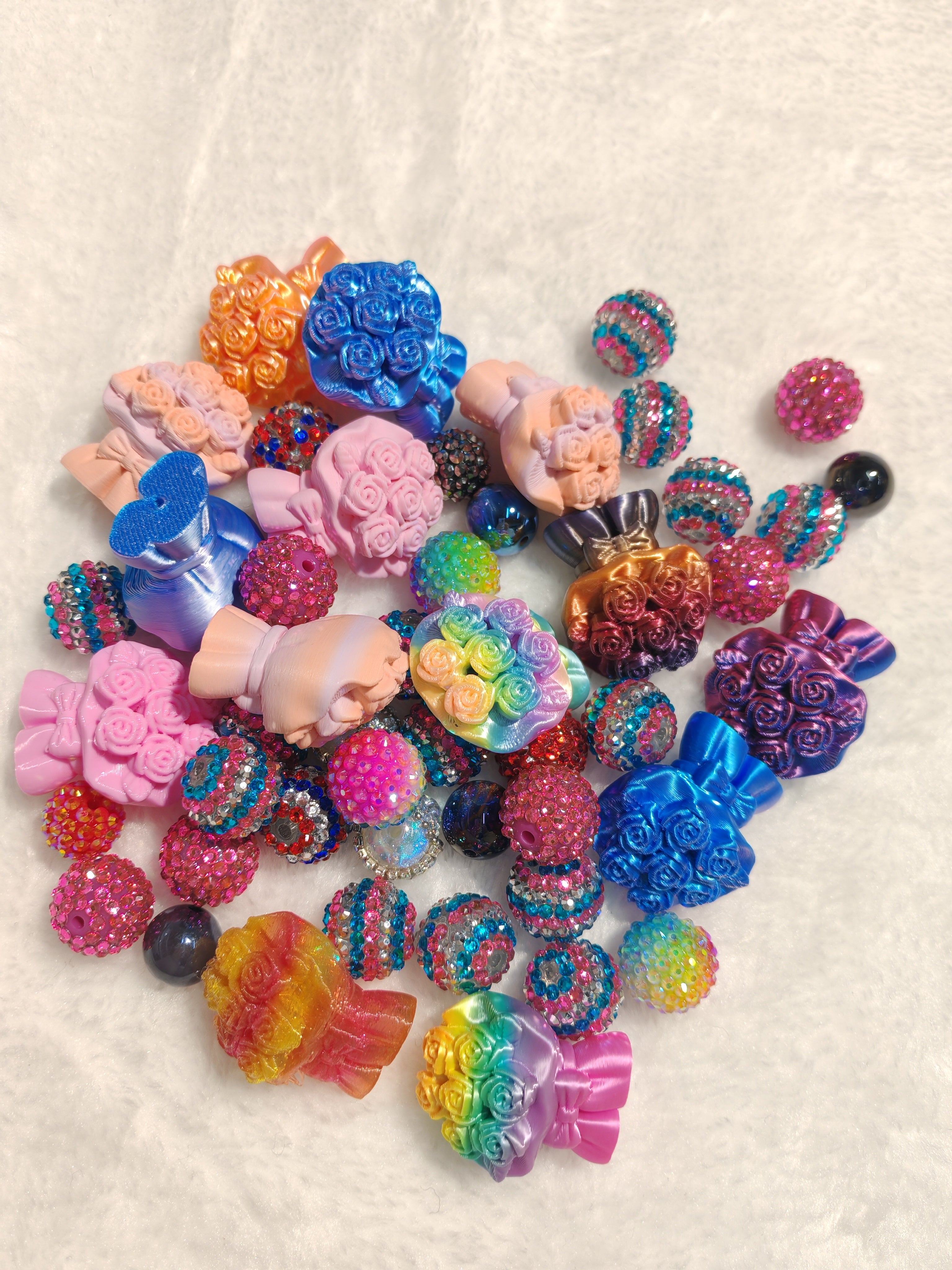 DIY Beads with Metal Coating for Craft Projects Adds Creativity and Versatile Use Ideal for Personalized Touch in Crafts