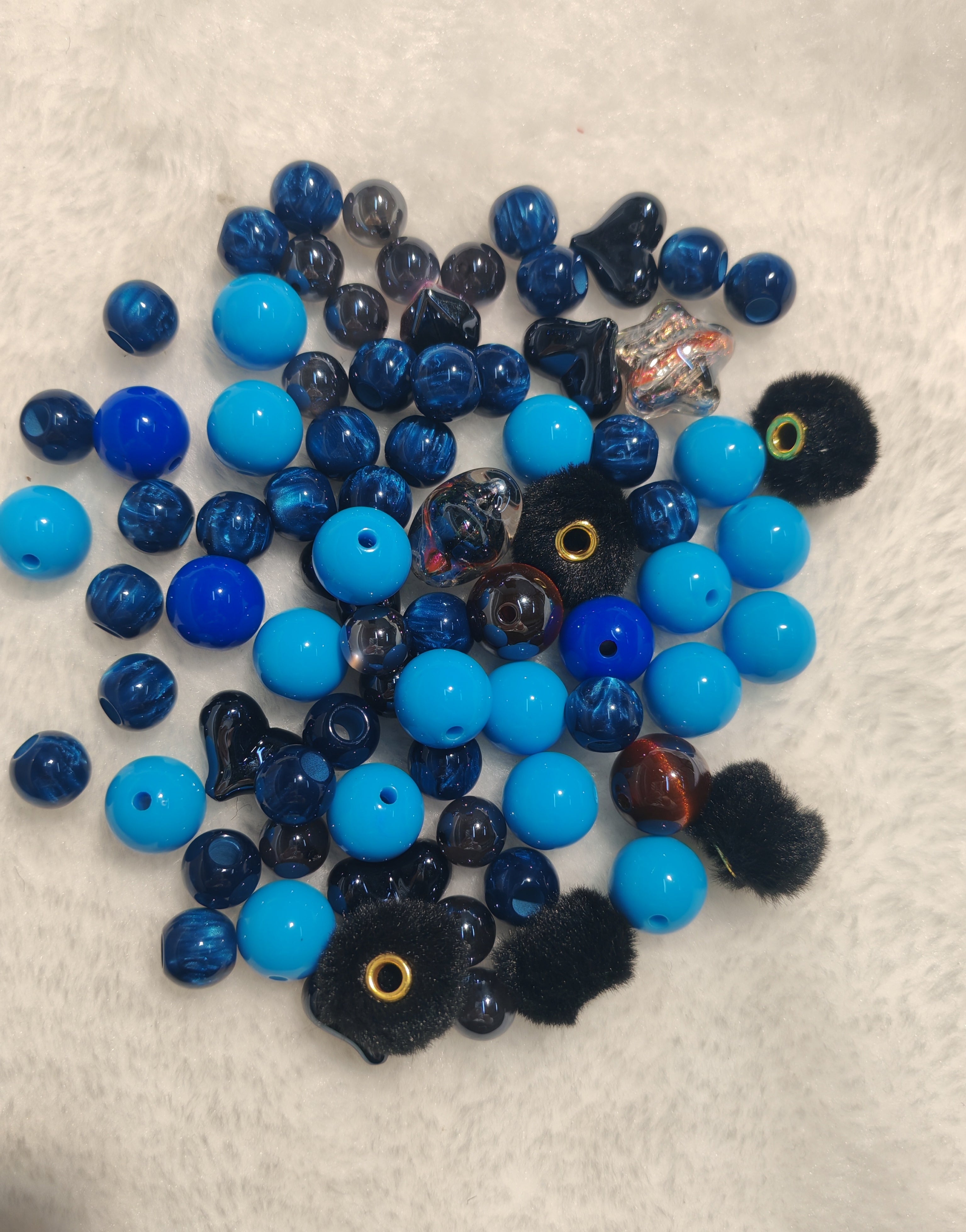 DIY Beads with Metal Coating for Craft Projects Adds Creativity and Versatile Use Ideal for Personalized Touch in Crafts