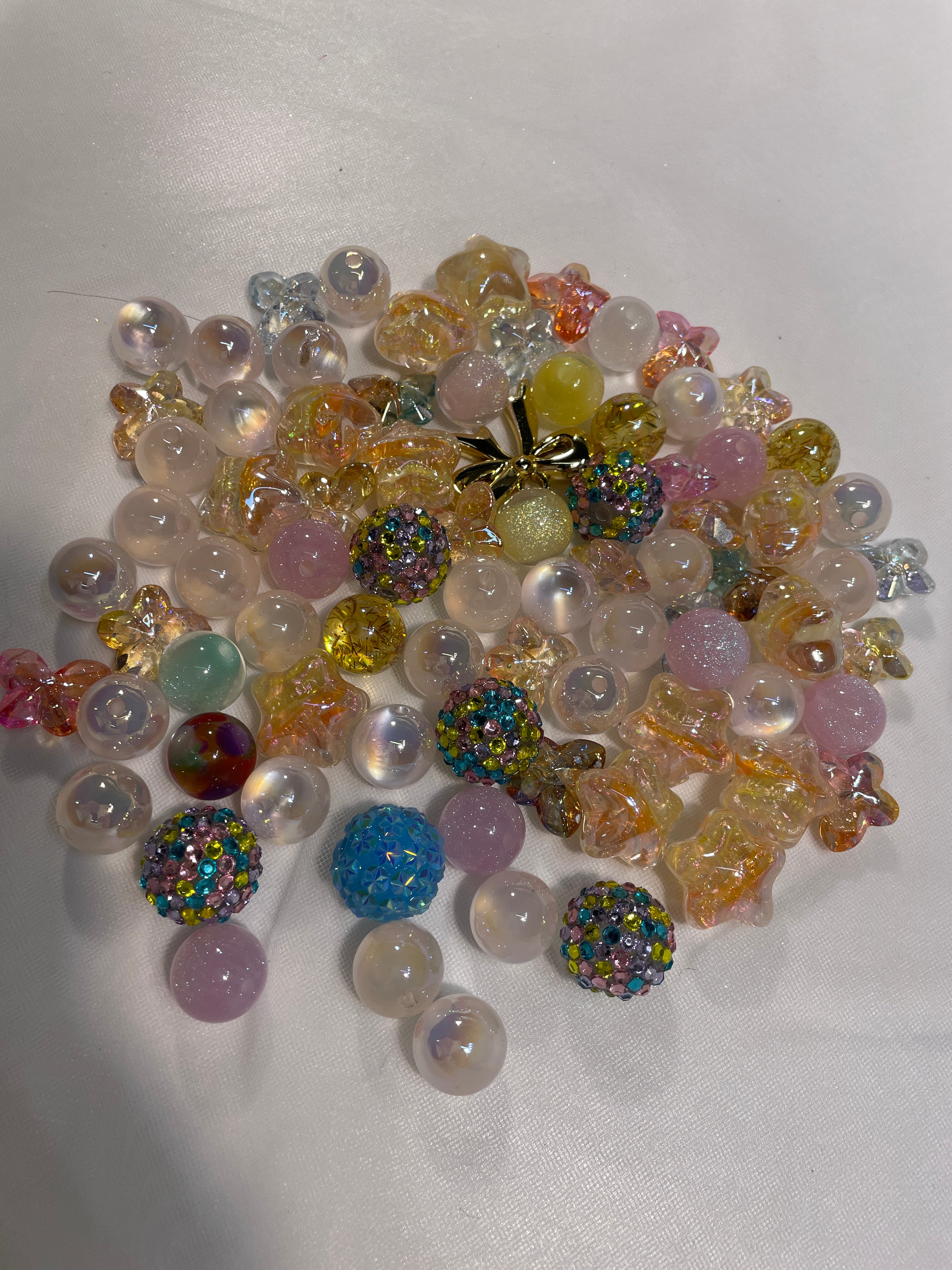 DIY Beads with Metal Coating for Craft Projects Adds Creativity and Versatile Use Ideal for Personalized Touch in Crafts