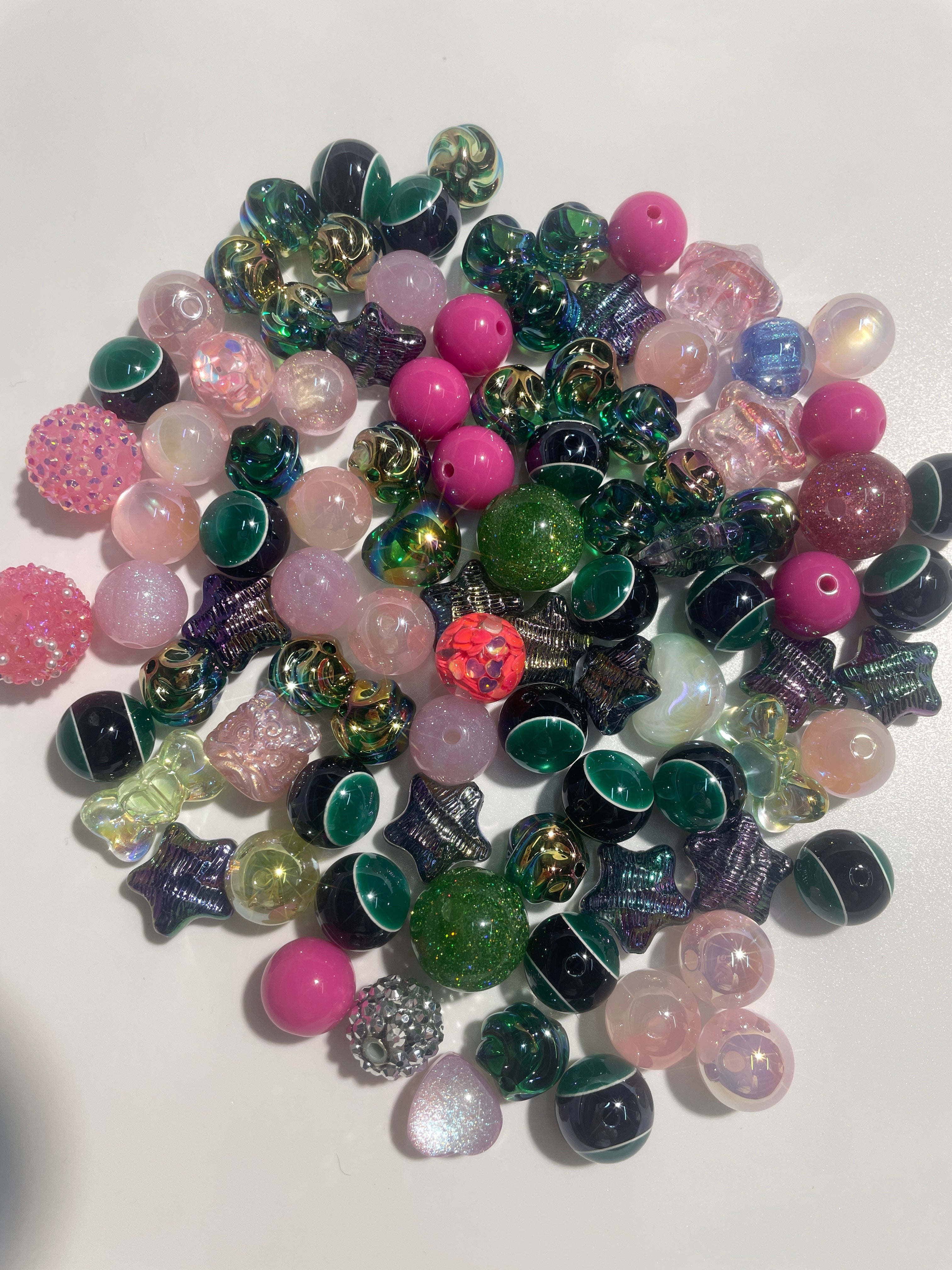 DIY Beads with Metal Coating for Craft Projects Adds Creativity and Versatile Use Ideal for Personalized Touch in Crafts