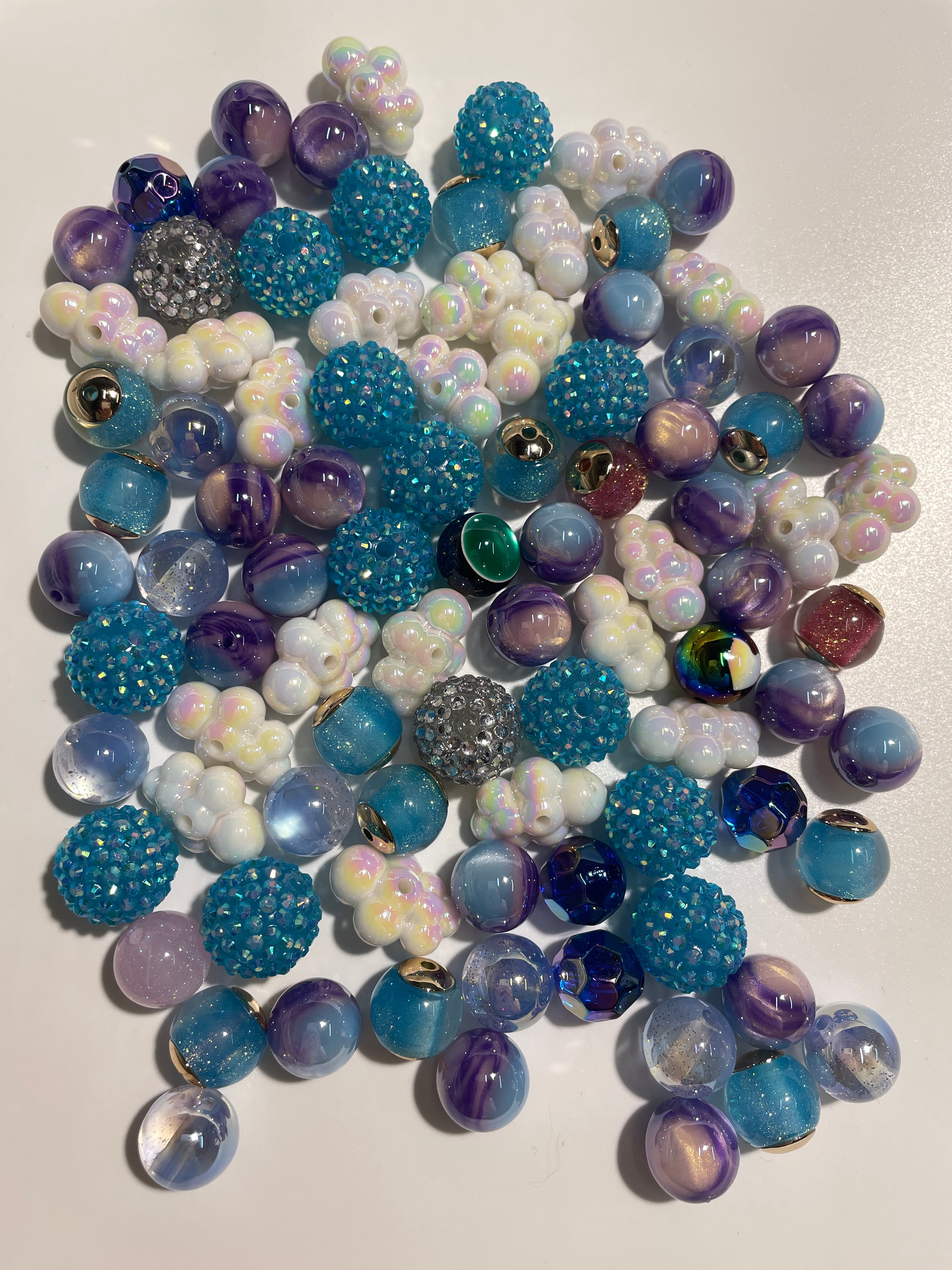 DIY Beads with Metal Coating for Craft Projects Adds Creativity and Versatile Use Ideal for Personalized Touch in Crafts