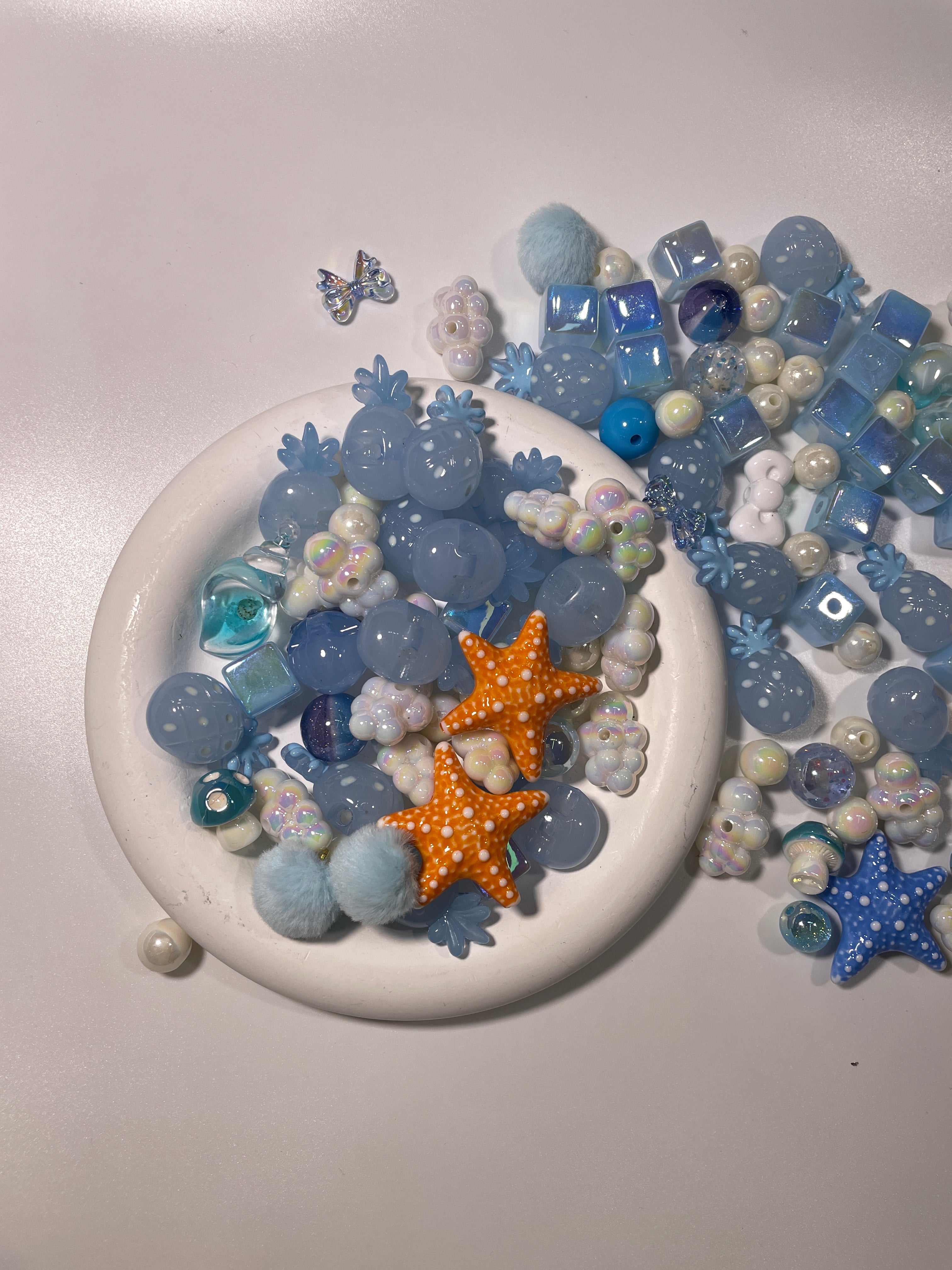 DIY Beads with Metal Coating for Craft Projects Adds Creativity and Versatile Use Ideal for Personalized Touch in Crafts