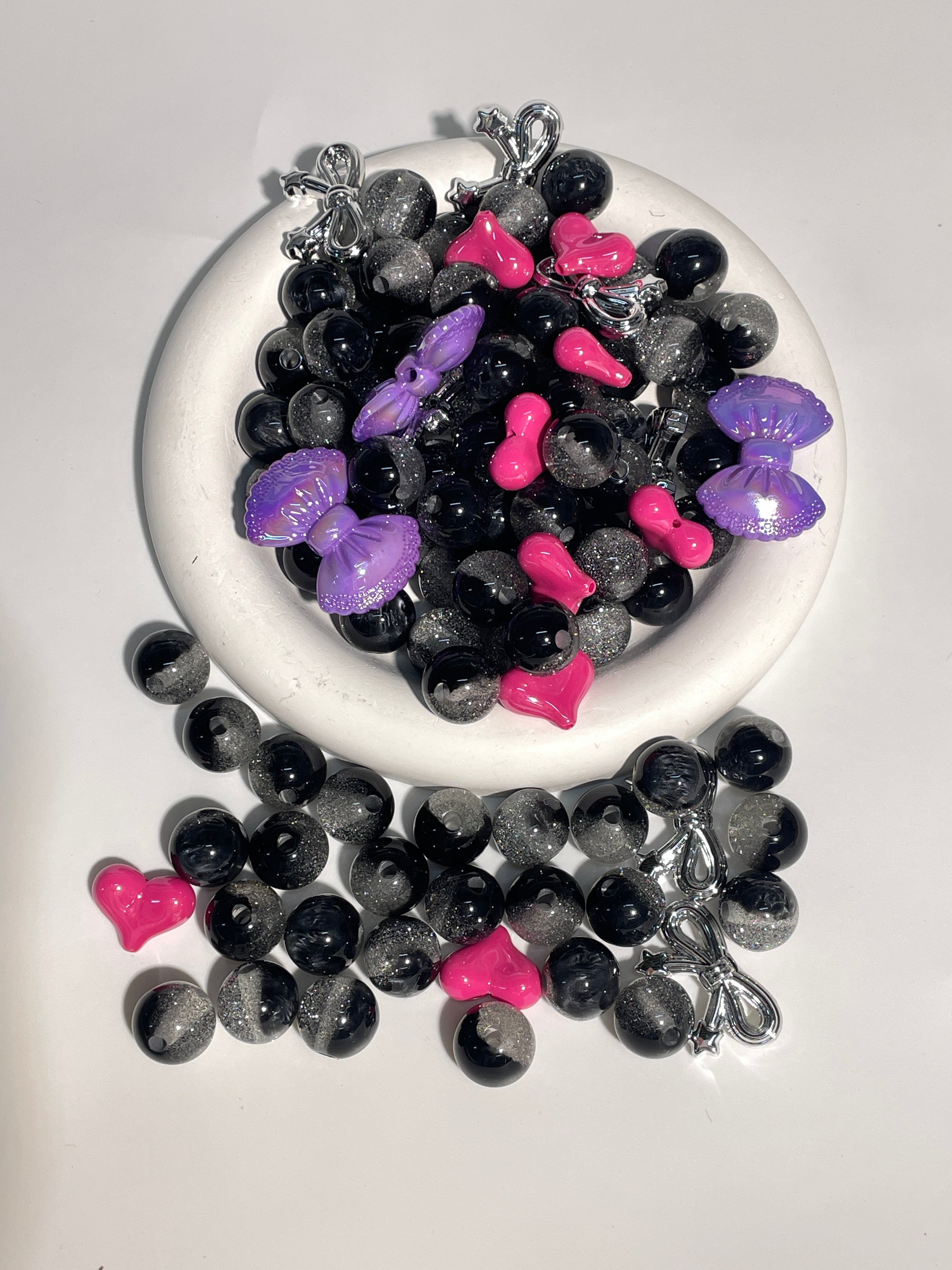 DIY Beads with Metal Coating for Craft Projects Adds Creativity and Versatile Use Ideal for Personalized Touch in Crafts