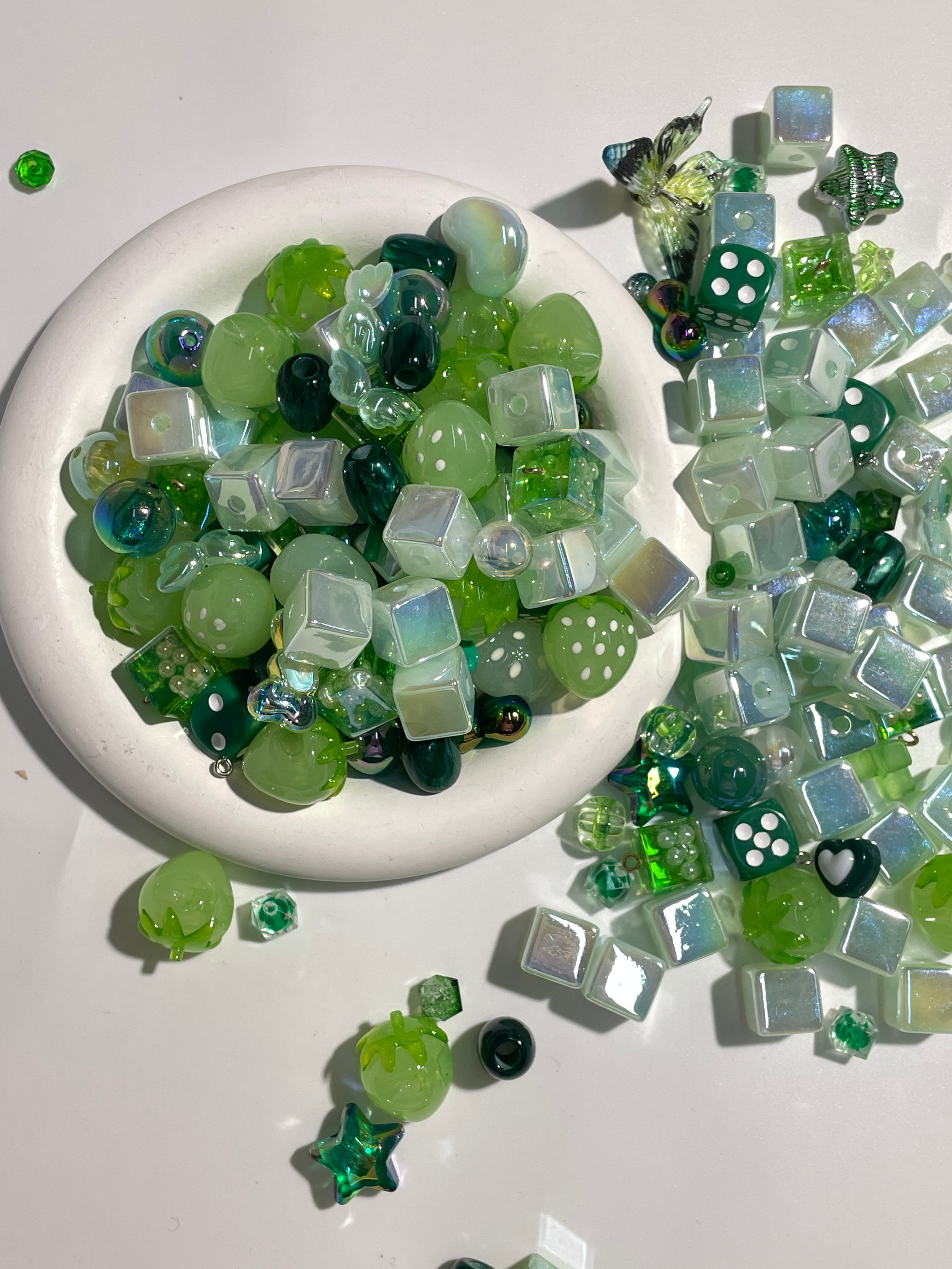 DIY Beads with Metal Coating for Craft Projects Adds Creativity and Versatile Use Ideal for Personalized Touch in Crafts