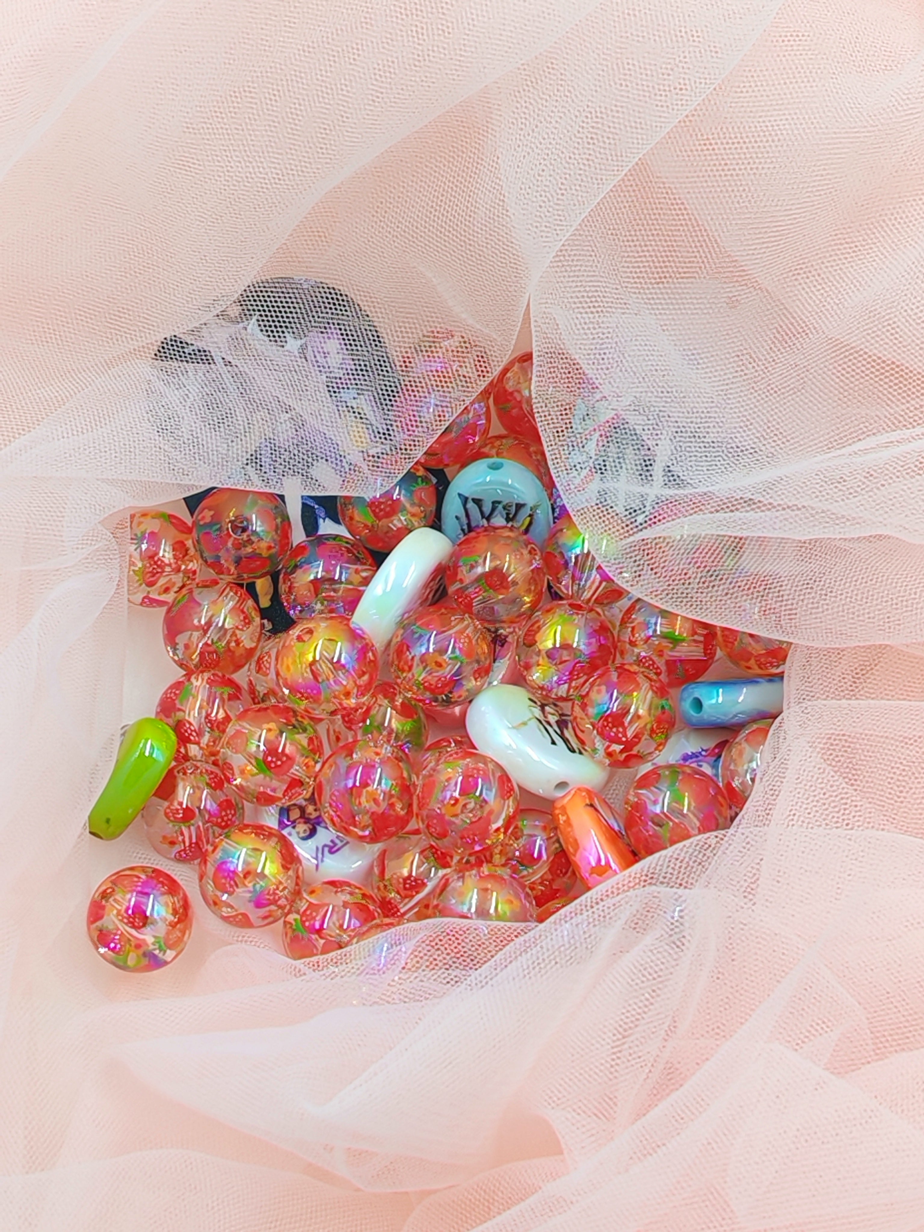 DIY Beads with Metal Coating for Craft Projects Adds Creativity and Versatile Use Ideal for Personalized Touch in Crafts