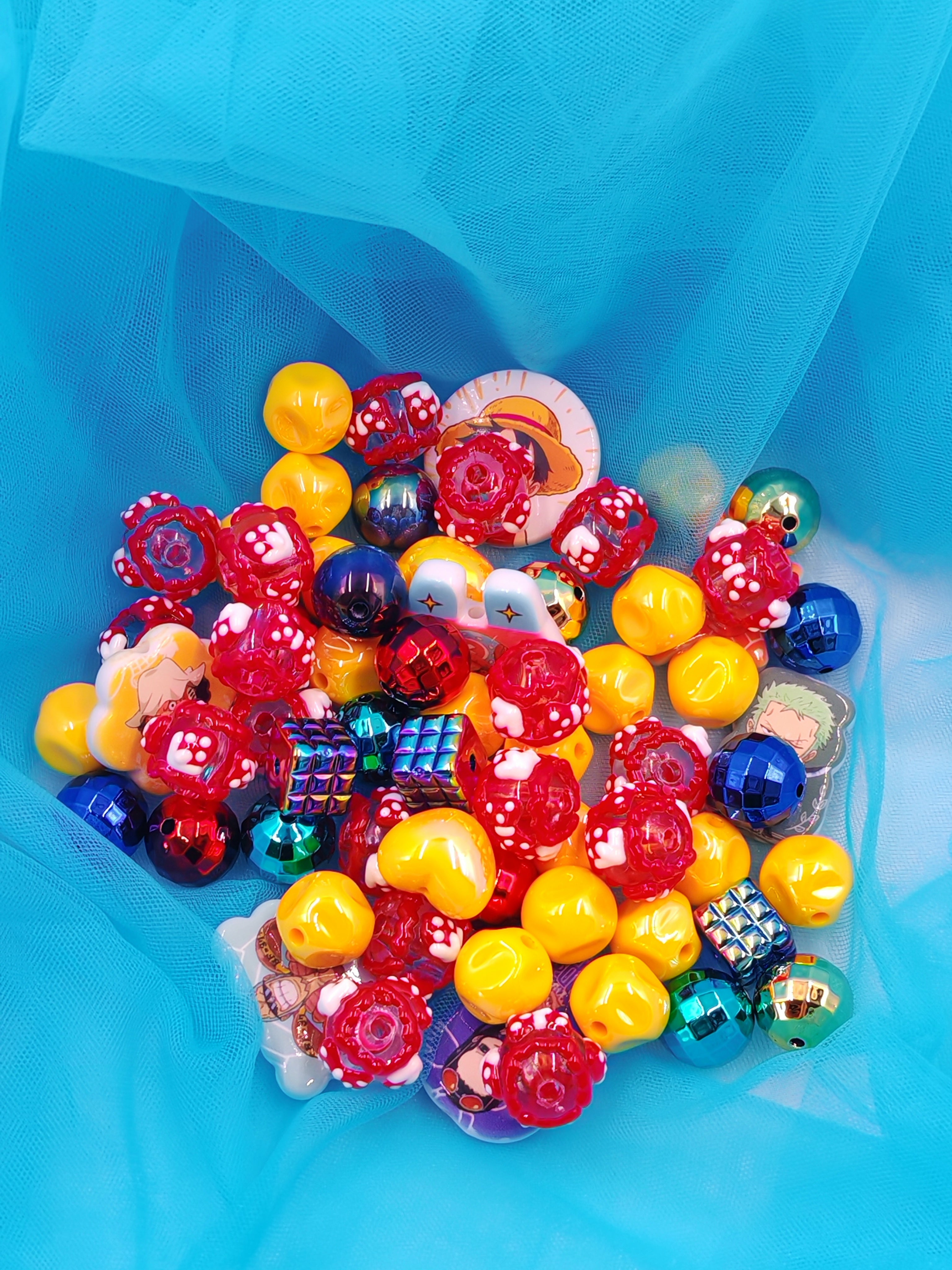 DIY Beads with Metal Coating for Craft Projects Adds Creativity and Versatile Use Ideal for Personalized Touch in Crafts
