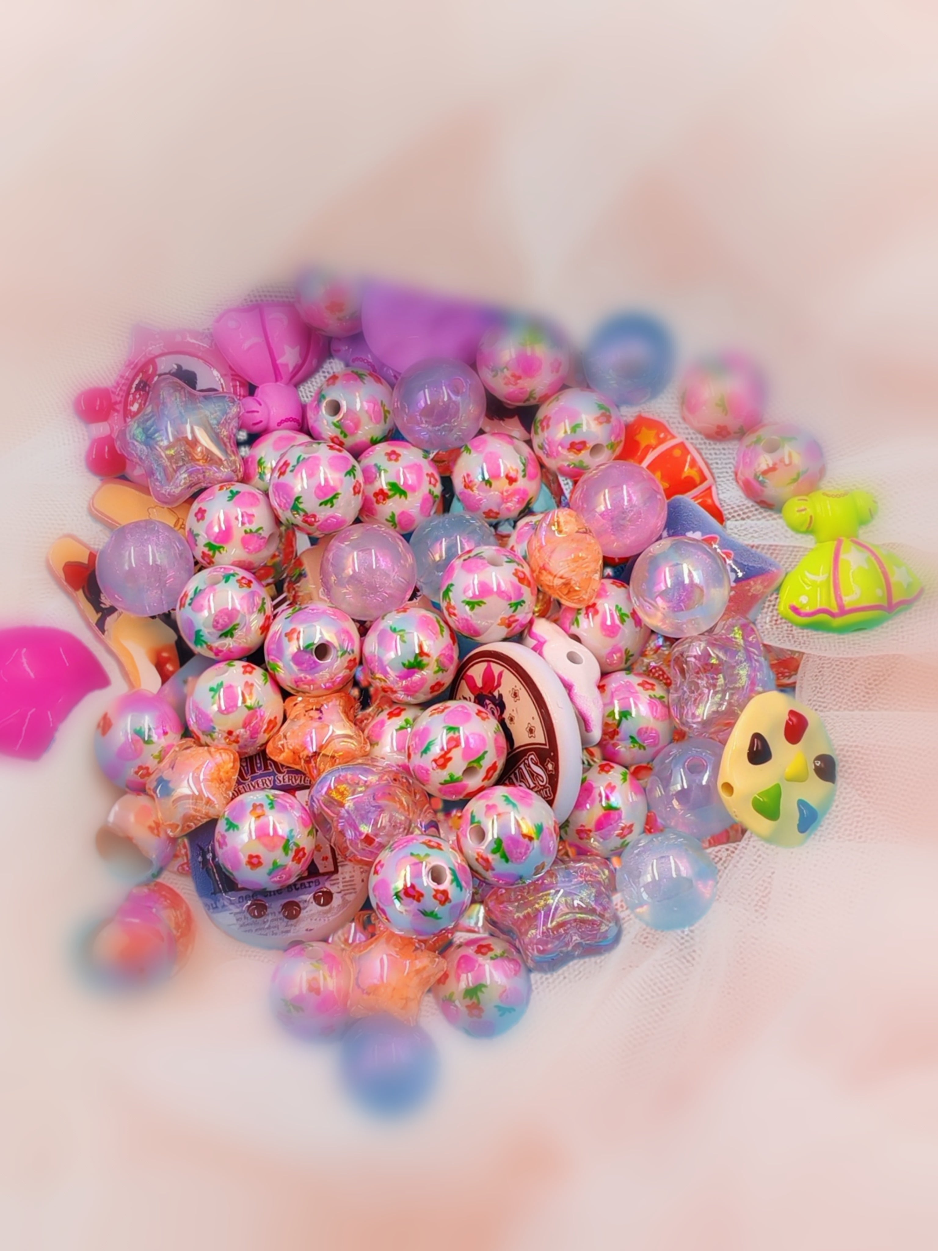 DIY Beads with Metal Coating for Craft Projects Adds Creativity and Versatile Use Ideal for Personalized Touch in Crafts