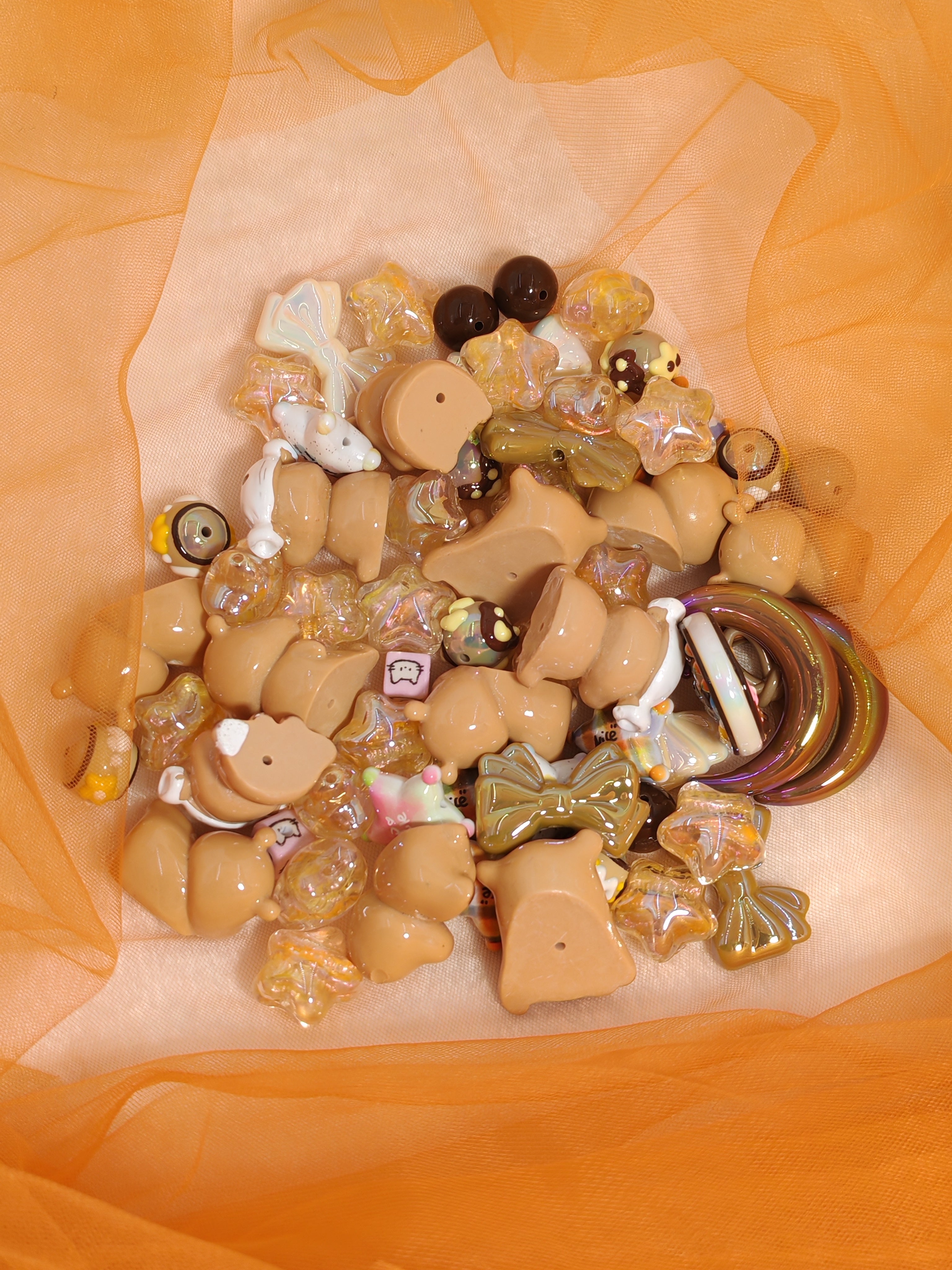 DIY Beads with Metal Coating for Craft Projects Adds Creativity and Versatile Use Ideal for Personalized Touch in Crafts