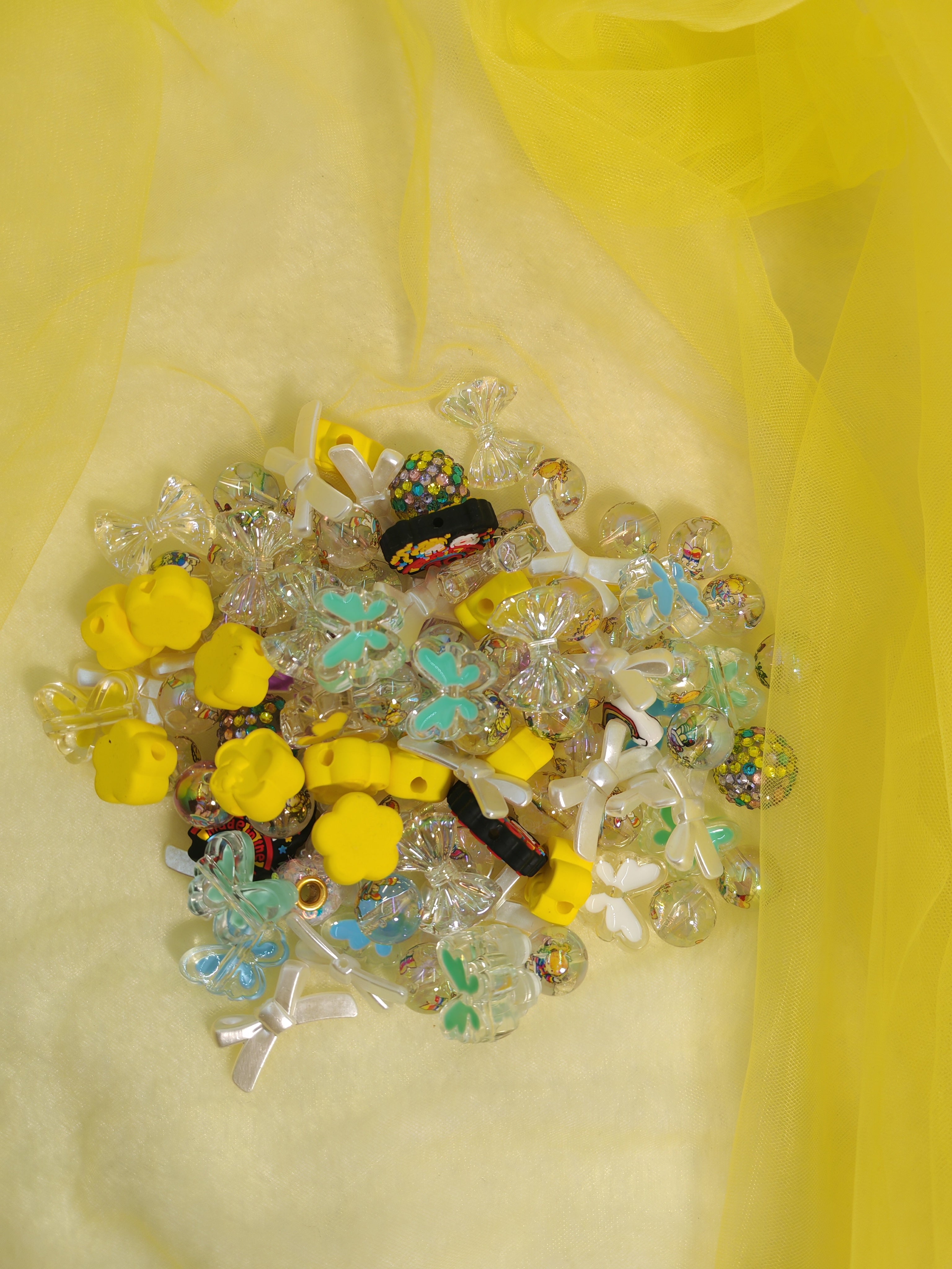 DIY Beads with Metal Coating for Craft Projects Adds Creativity and Versatile Use Ideal for Personalized Touch in Crafts