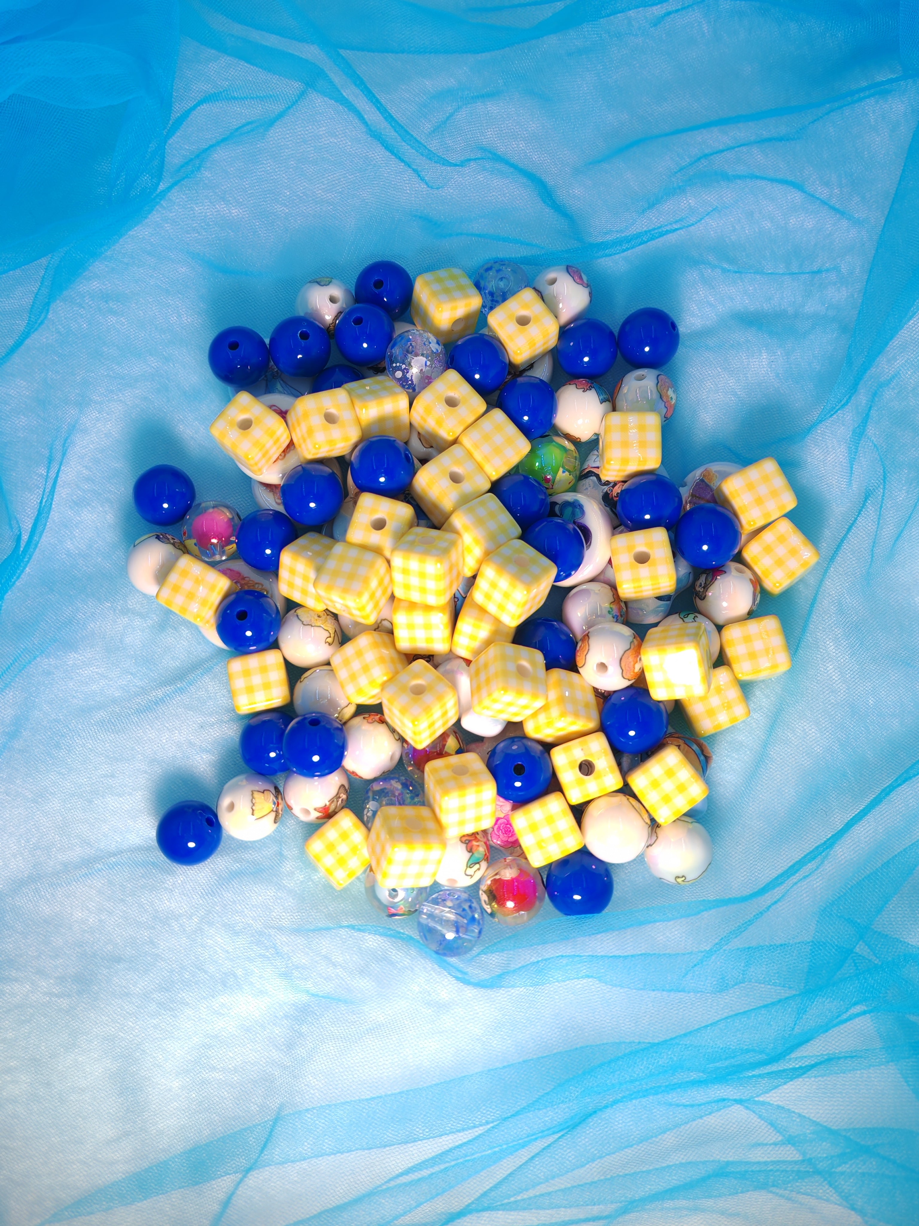 DIY Beads with Metal Coating for Craft Projects Adds Creativity and Versatile Use Ideal for Personalized Touch in Crafts