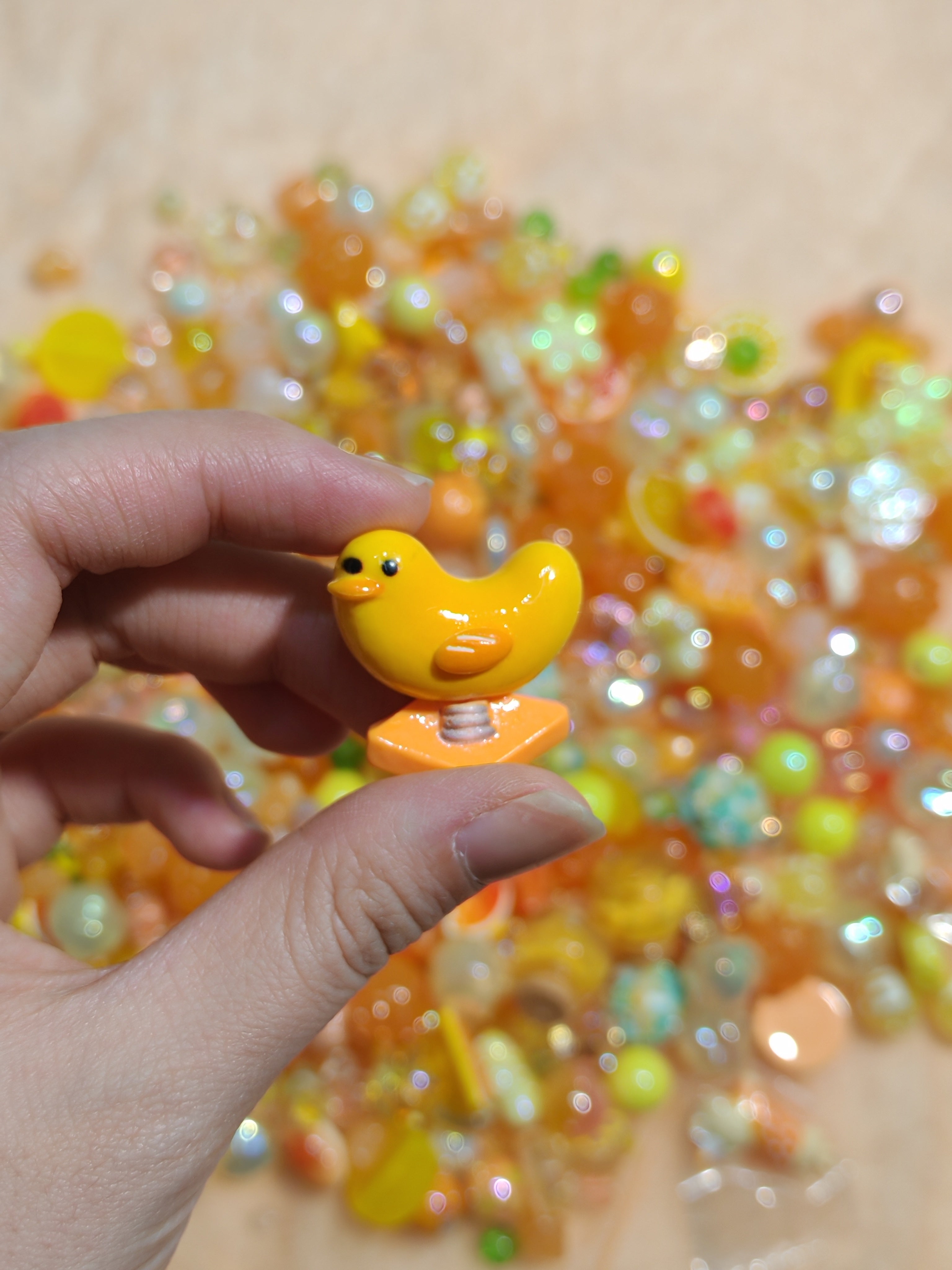 Green and Orange Beads Assortment for Crafting and Jewelry Perfect for Creative Projects and Versatile Crafting Needs