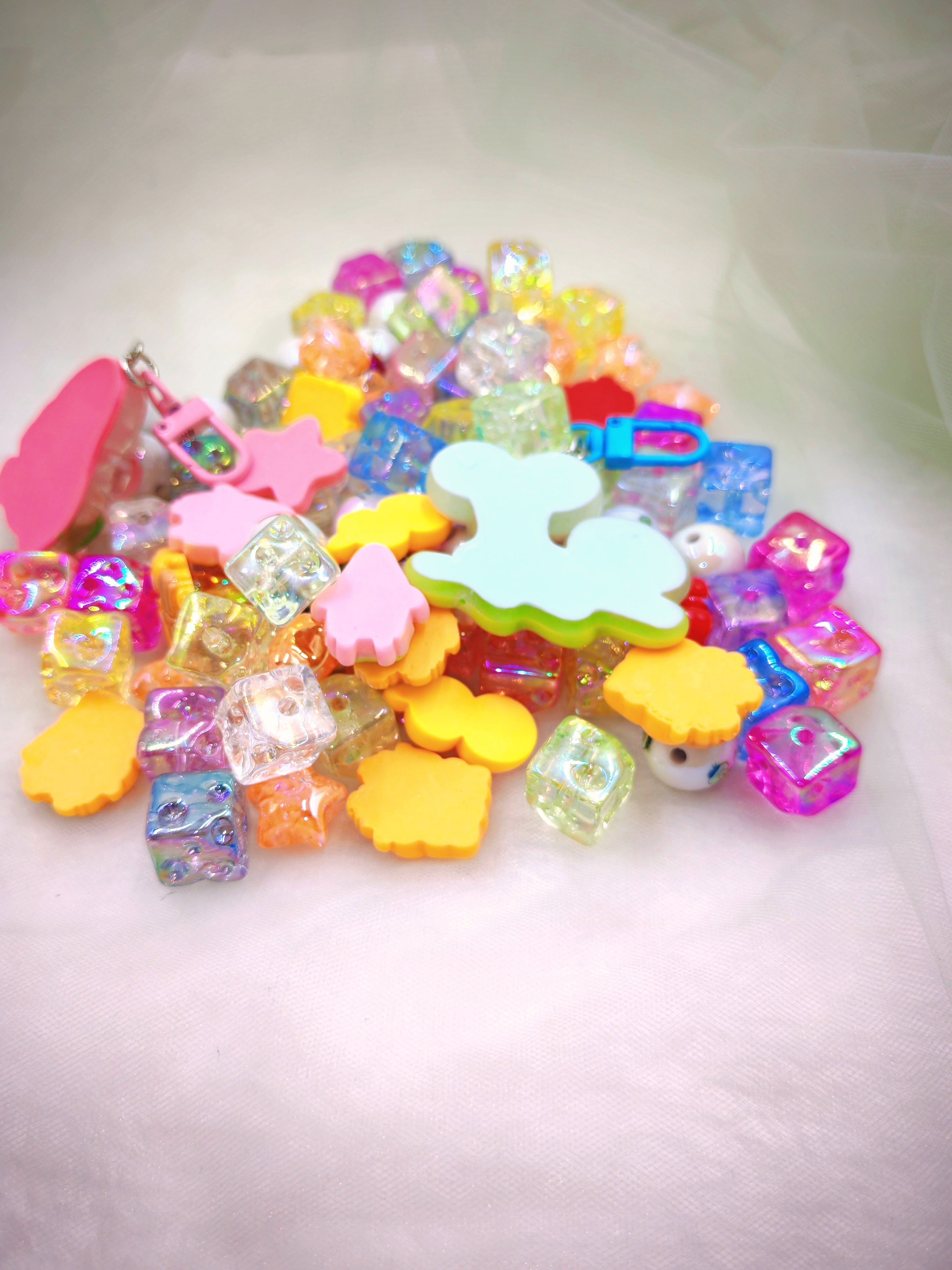 DIY Beads with Metal Coating for Craft Projects Adds Creativity and Versatile Use Ideal for Personalized Touch in Crafts