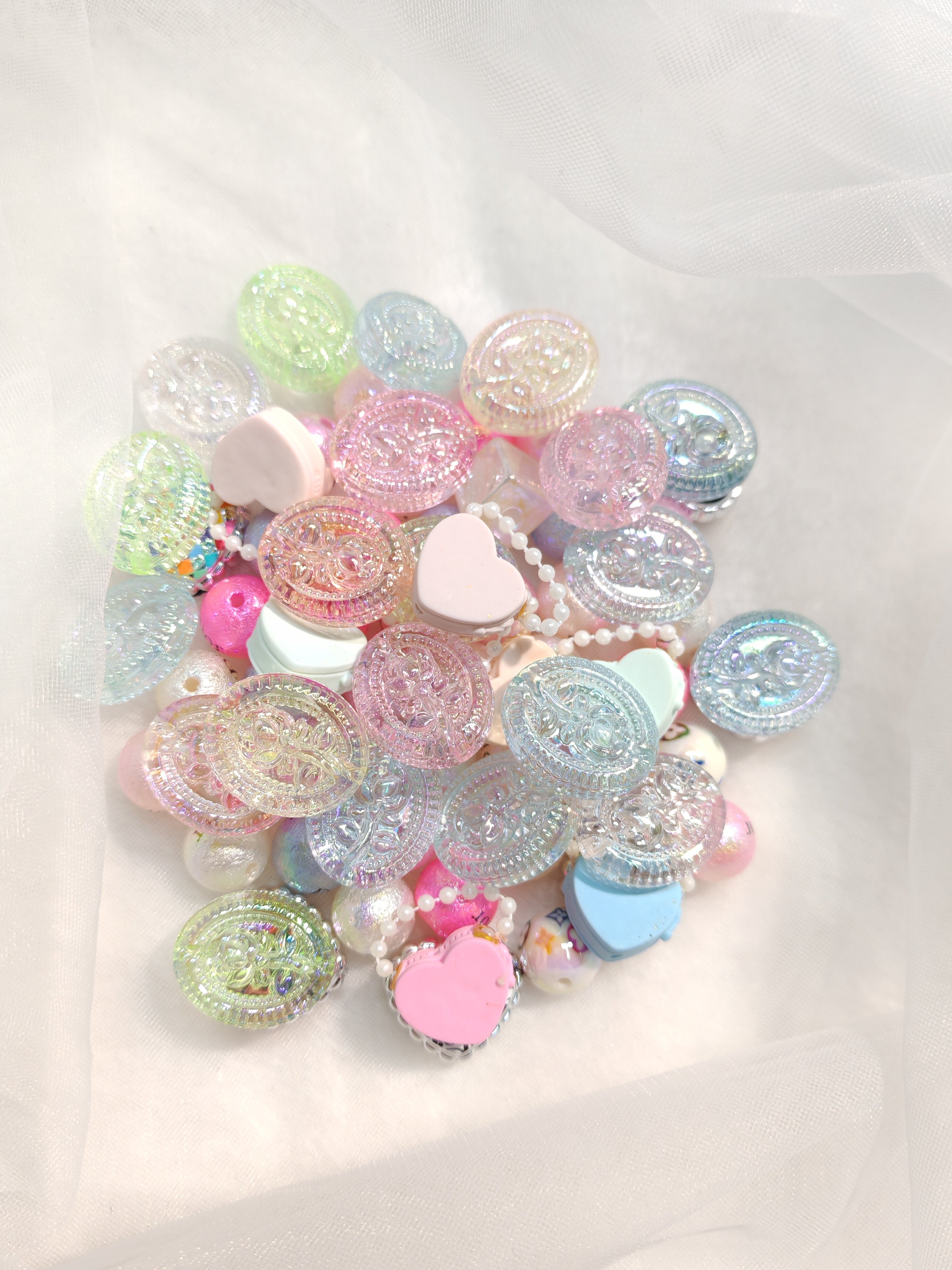 DIY Beads with Metal Coating for Craft Projects Adds Creativity and Versatile Use Ideal for Personalized Touch in Crafts